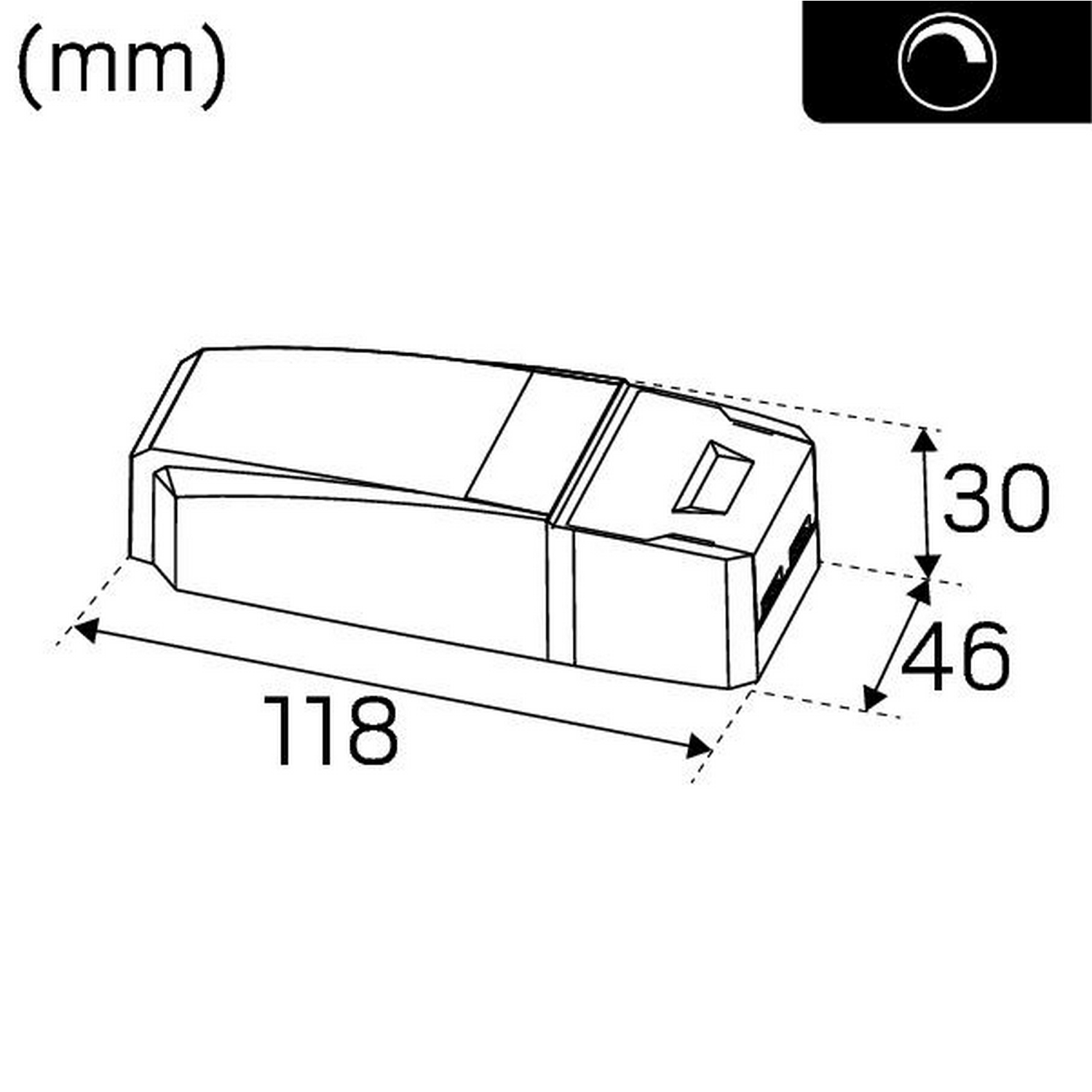 Solo Mini G2 Svart 3000K Svart