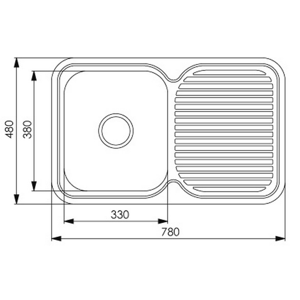 Kjøkkenvask Nordic Tech Rubin NR 401