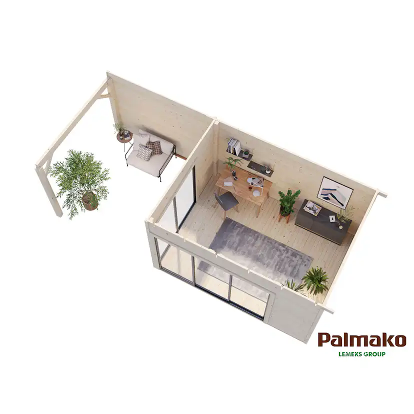 Hagestue Palmako Andrea 11,2 + 8,6 m2