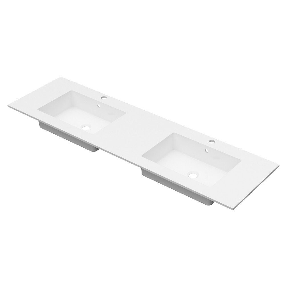 Servant Linn Bad Corian Eir 160 Dobbel (60)-40-(60)