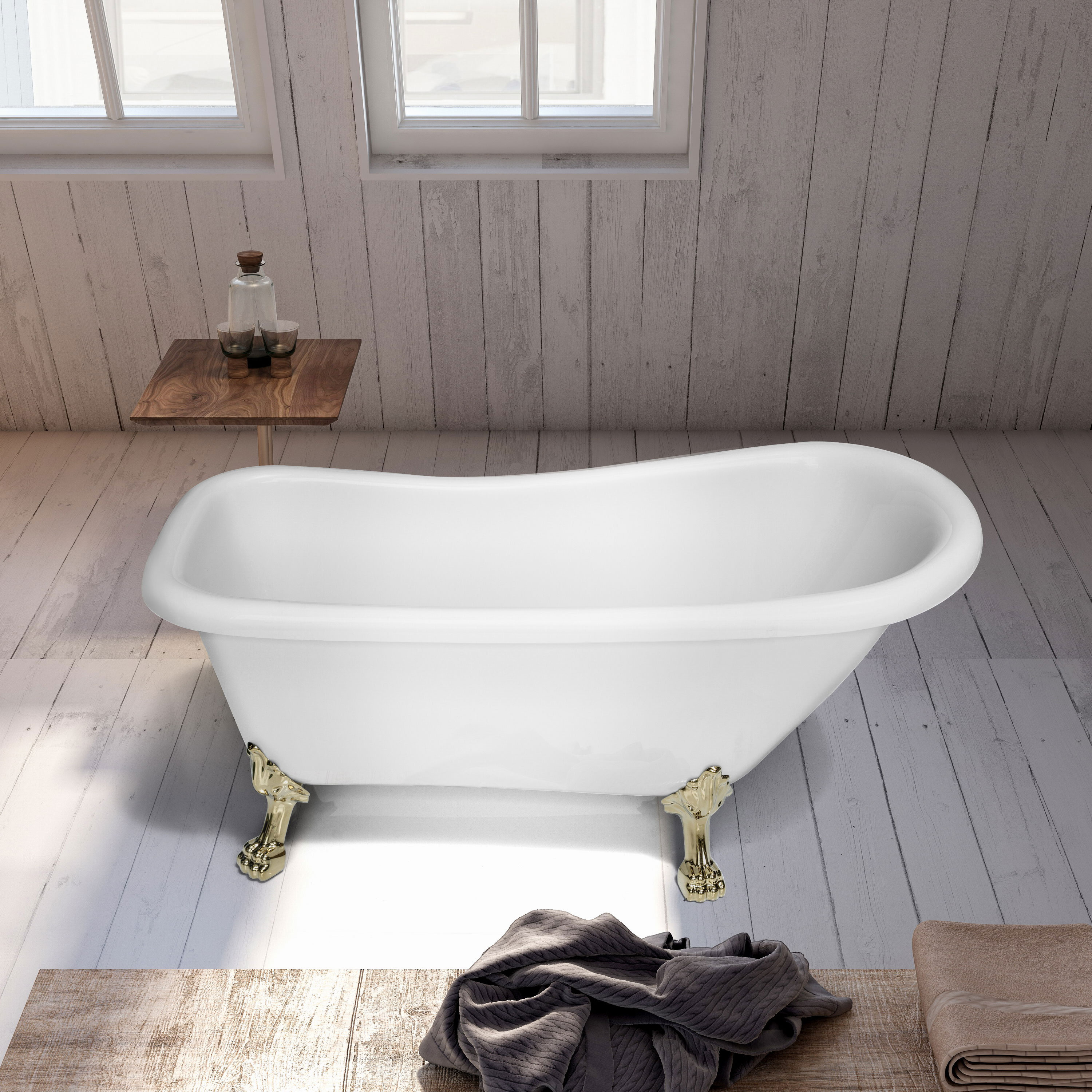 Badekar Bathlife Ideal Hvit