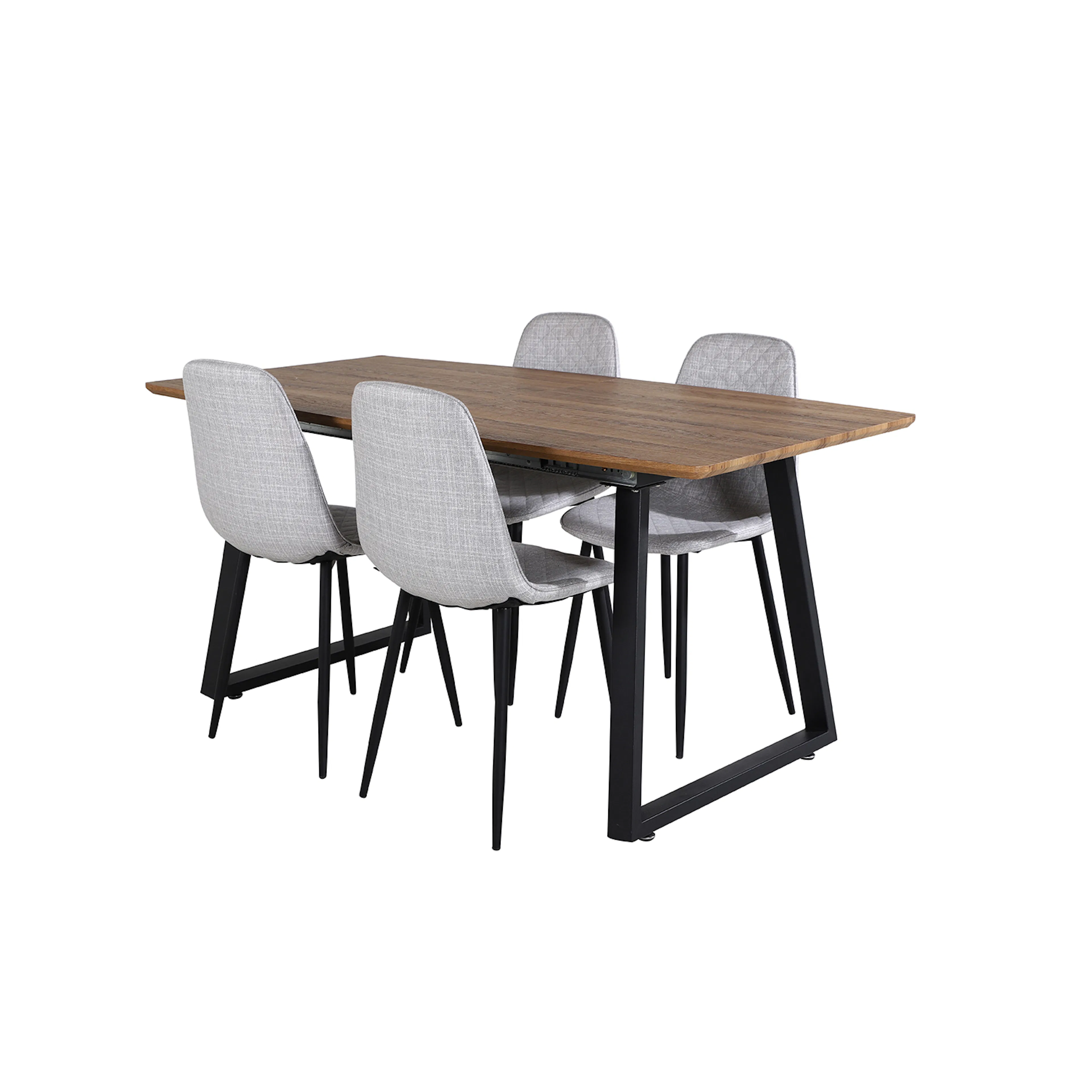 Spisegruppe Venture Home Ina med 4 Phoi Stoler Polyester