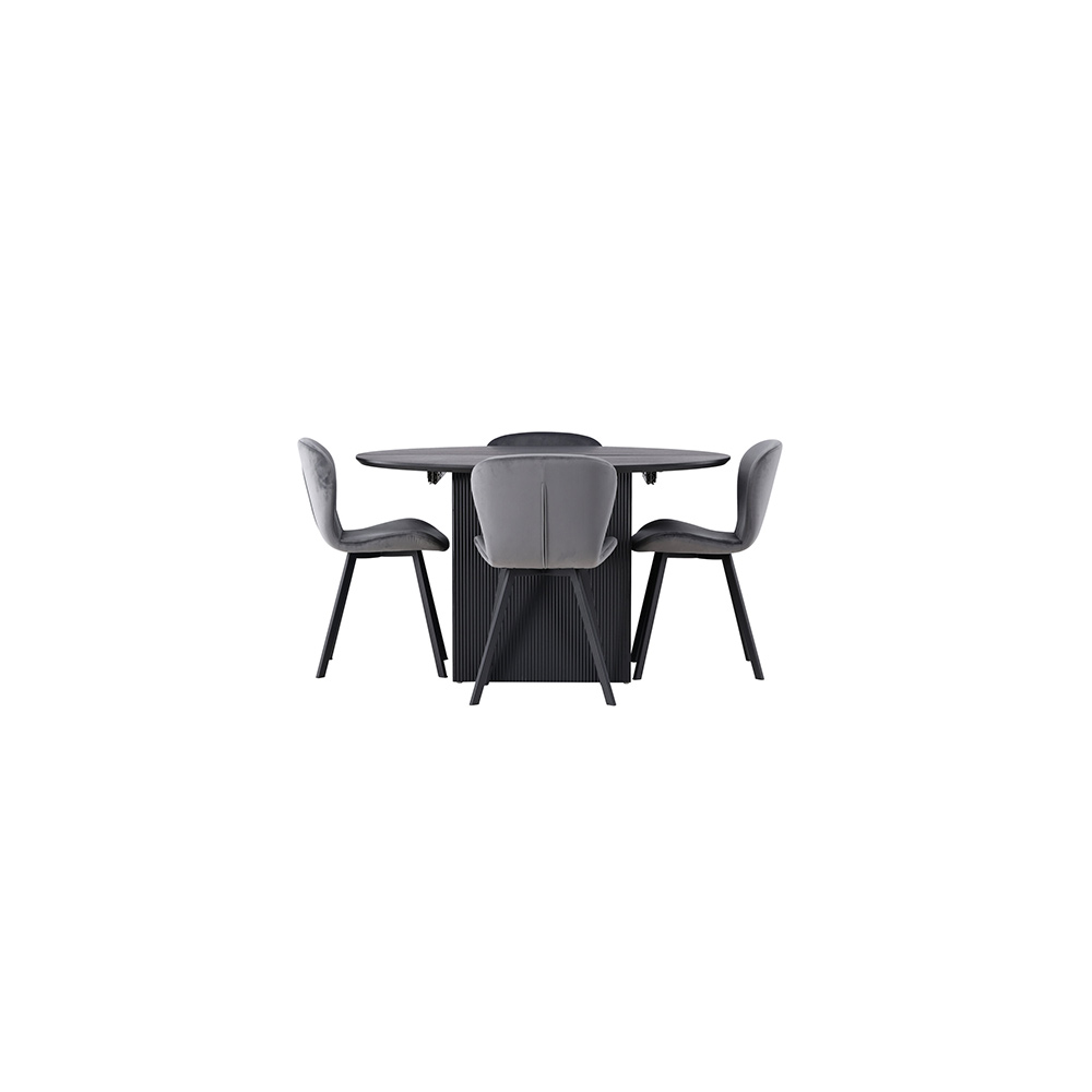 Spisegruppe Venture Home Matilda med 4 Lilja Stoler