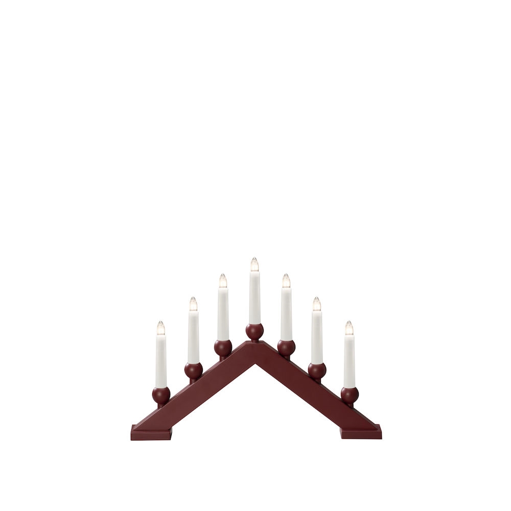 Adventstake Gnosjö Konstsmide 7 Lys Tre