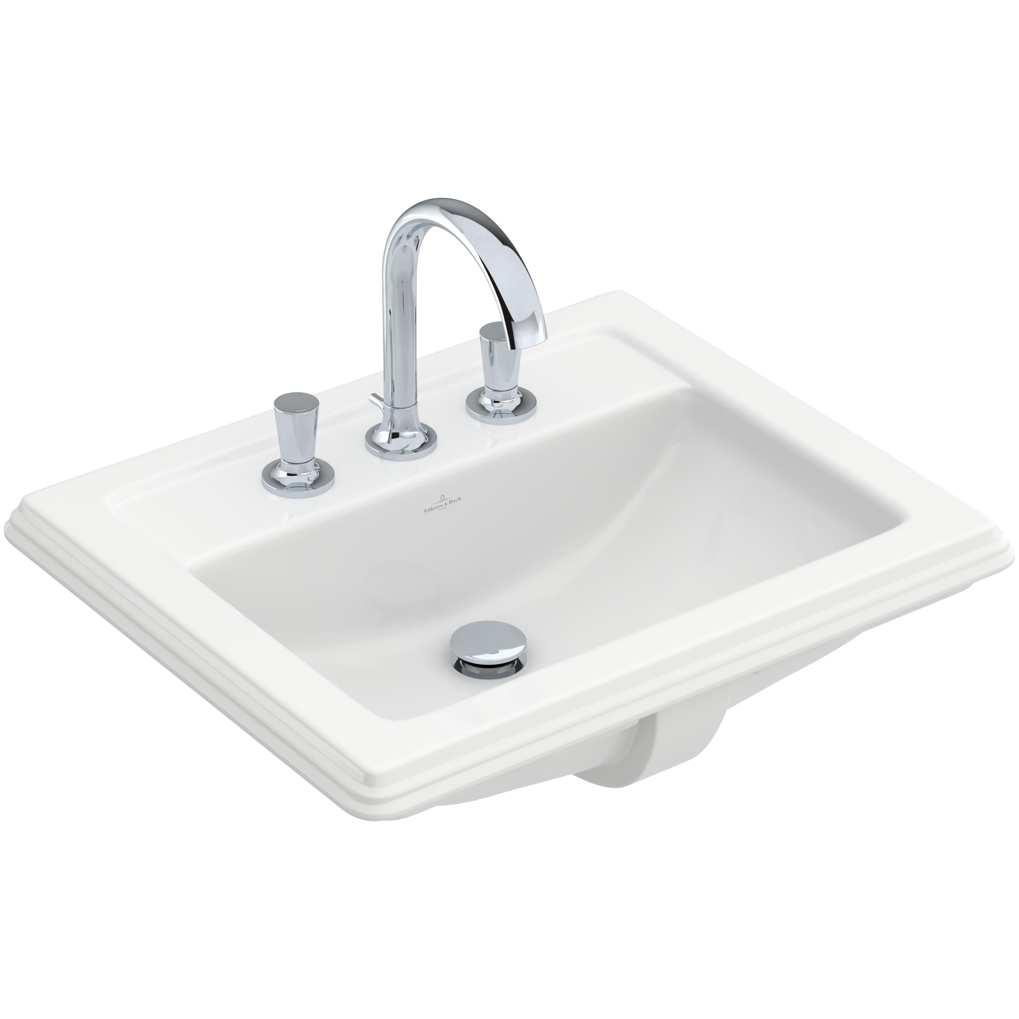 Tv&auml;ttst&auml;ll Villeroy & Boch Hommage Inbyggt 630 mm Med Br&auml;ddavlopp