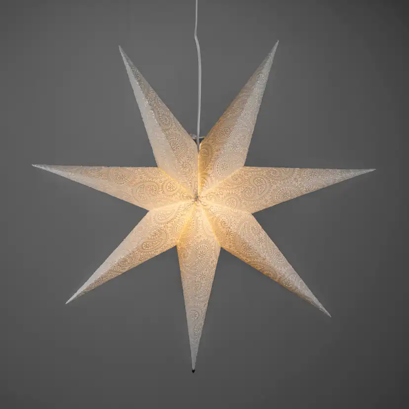 Adventsstjerne Gnosjö Konstsmide Mønstret 80 cm
