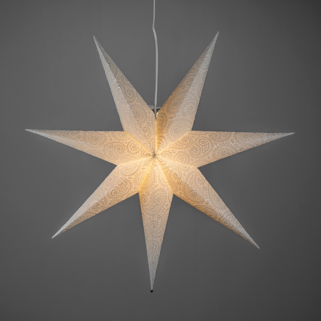 Adventsstjerne Gnosjö Konstsmide Mønstret 80 cm