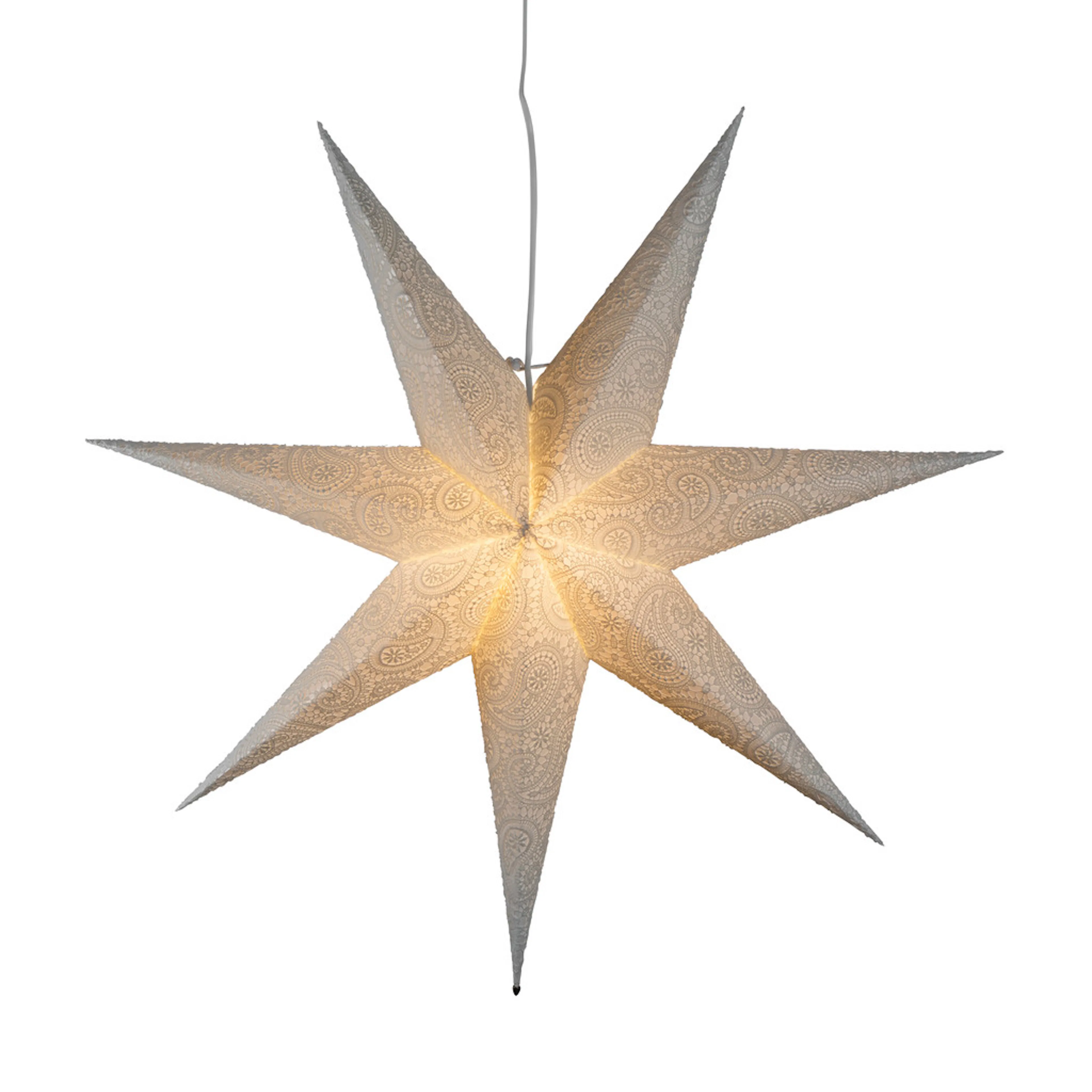 Adventsstjerne Gnosjö Konstsmide Mønstret 80 cm