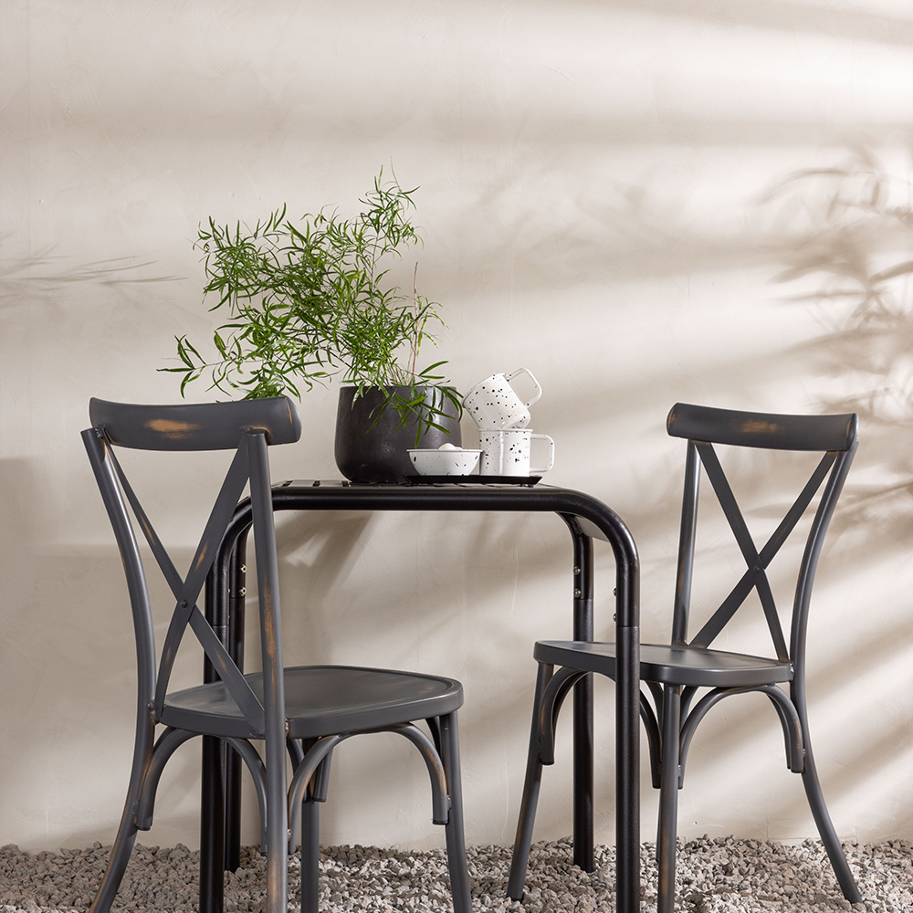 Cafégruppe Venture Home Borneo Bord med 2 Tablas Stoler