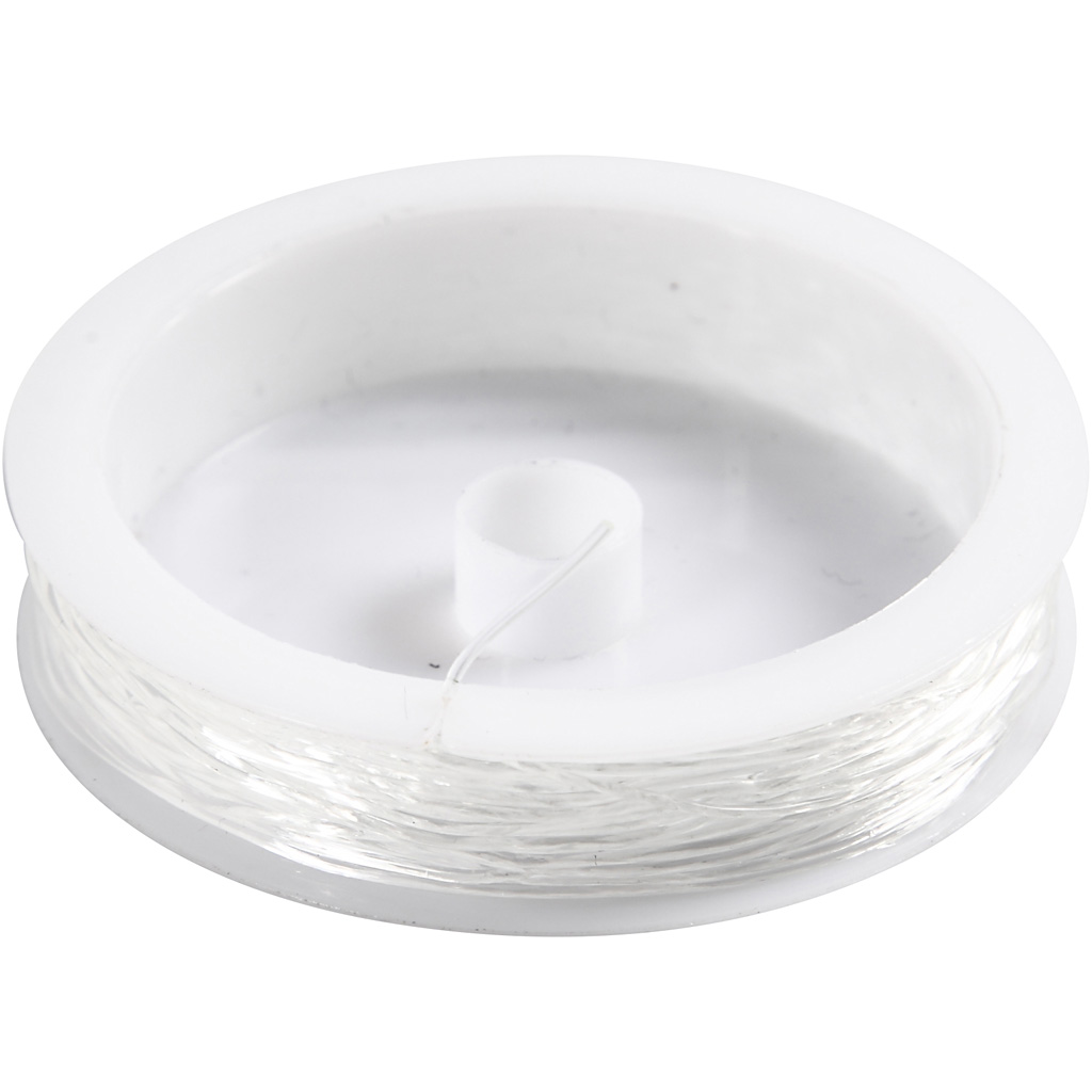 Smykketråd Creativ Company Elastisk Rund 0,8 mm