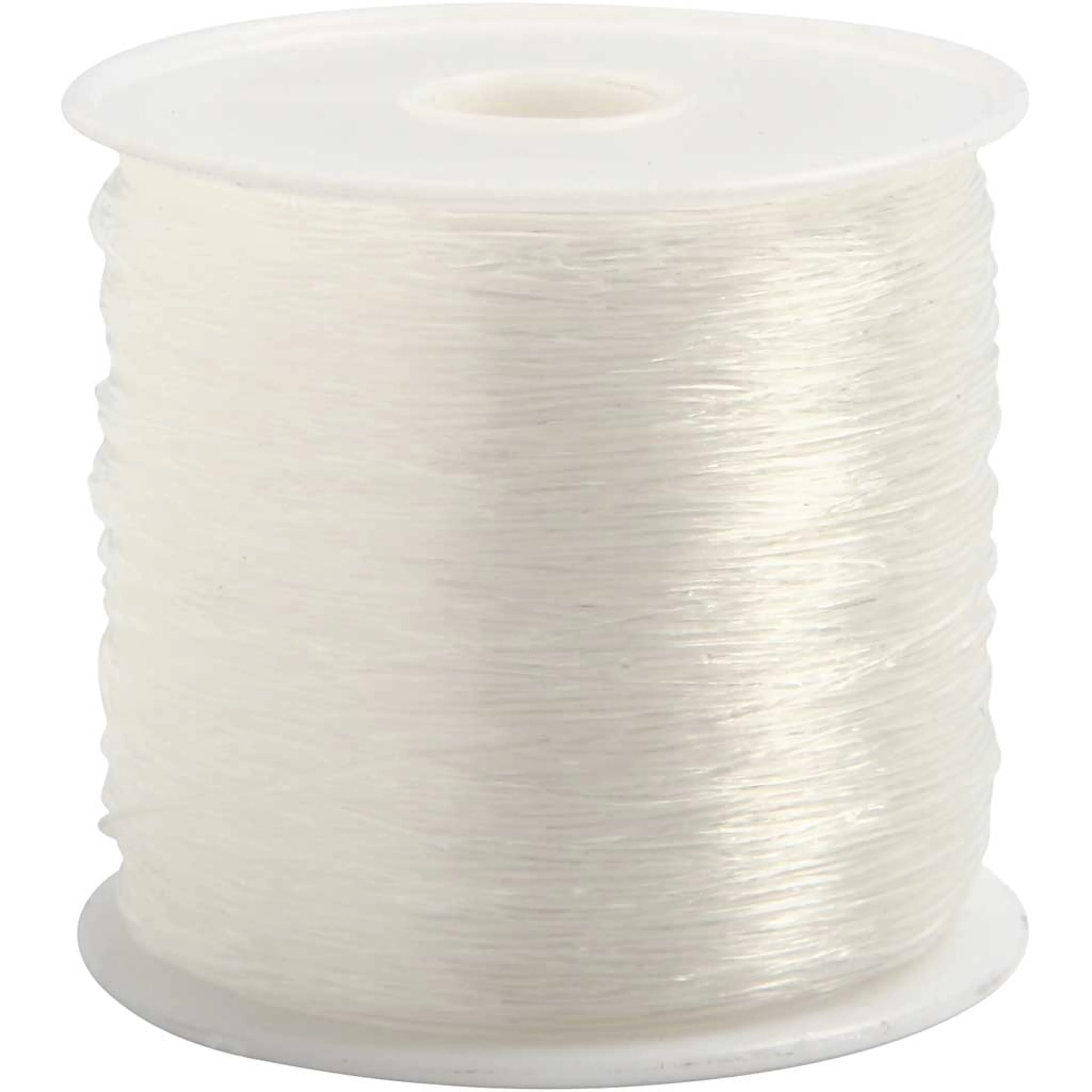 Elastisk smyckestråd, rund, tjocklek 0,5 mm, 100 m/ 1 rl. 100 m