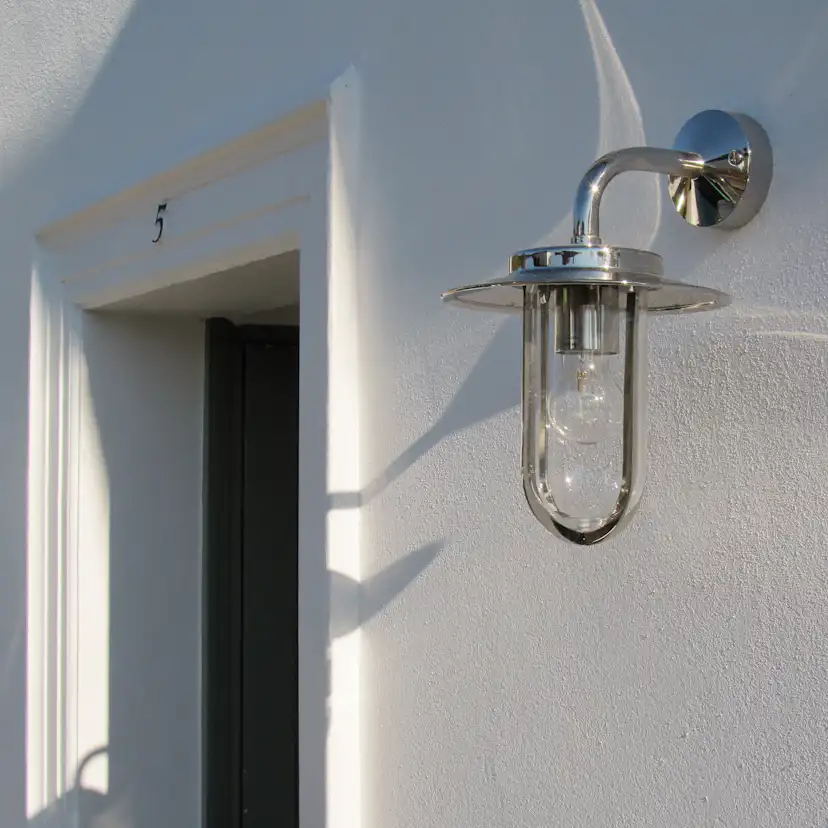 Montparnasse Wall Polished Nickel Sølv