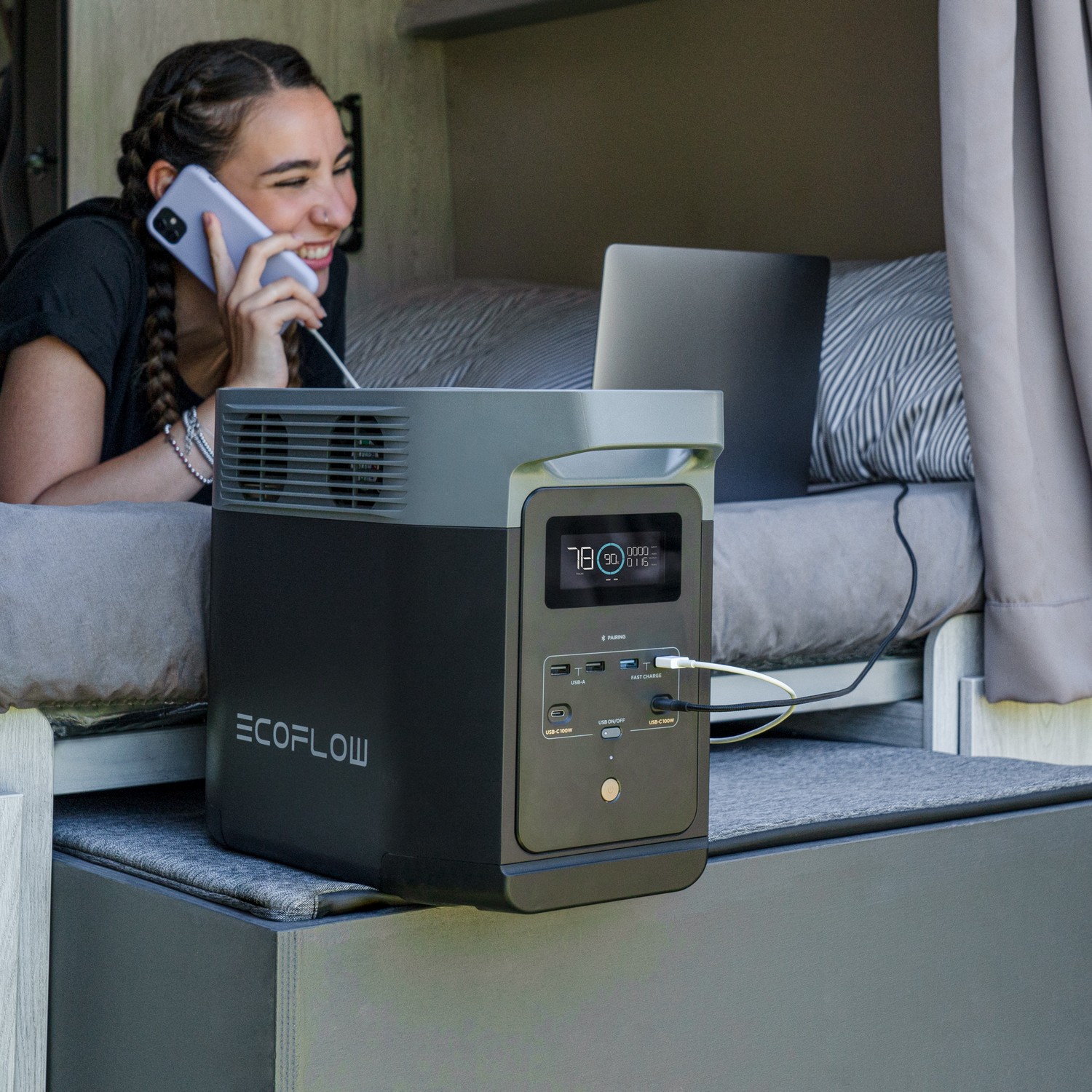 Power Station Ecoflow Delta 2 Kapasitet 1024 (Wh)