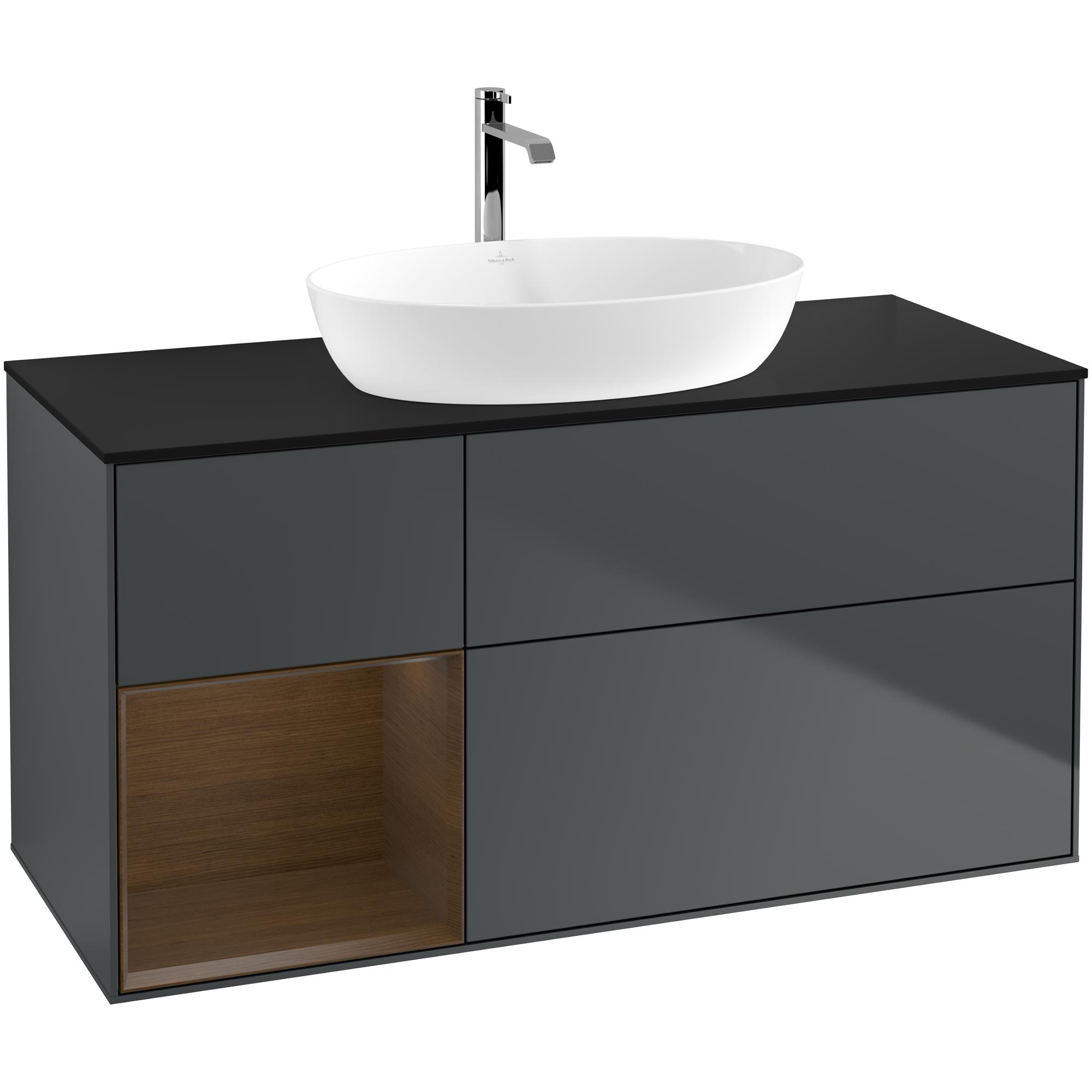 Tvättställsskåp Villeroy & Boch Finion med 3 Lådor Hylla och Bänkskiva för Fristående Tvättställ från Artis & Collaro