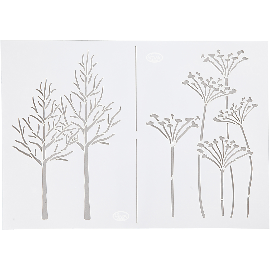 Sjablong Creativ Company Stensil Host A4 210x297 mm 1 stk