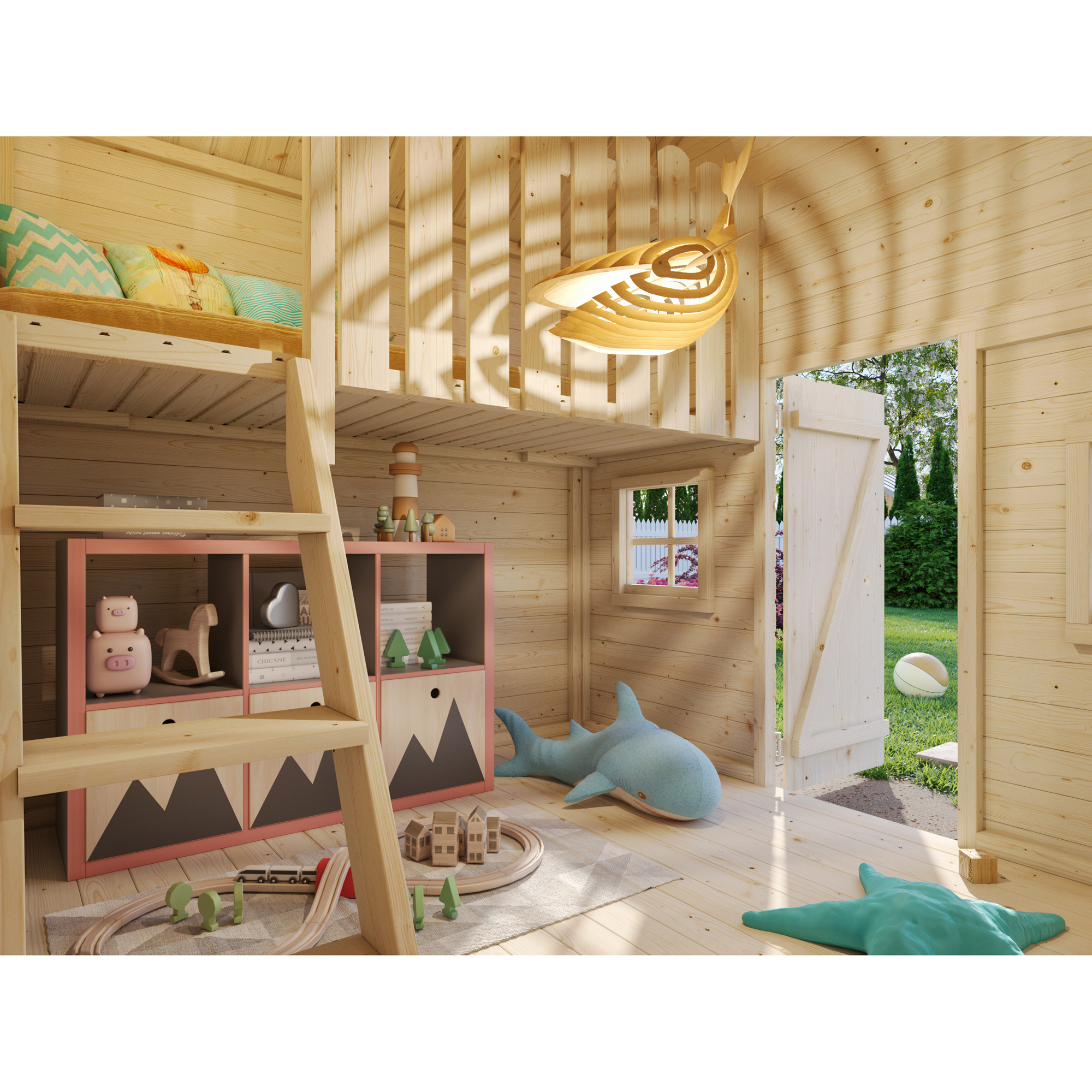 Lekehus Palmako Tom 3,8 m2 med Takshingel