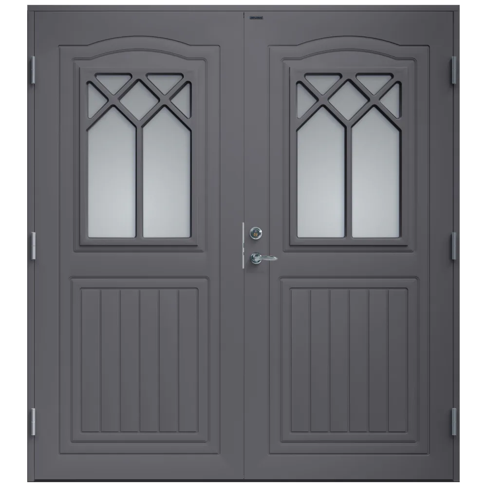 DØR YD LINNEA 19X20V NCS S-6502-B BxH: 190x200 cm, Venstre, NCS S-6502-B, Grå