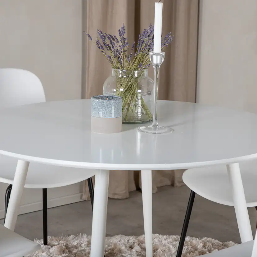 Spisegruppe Venture Home Plake med 4 Ardi Stoler Rundt