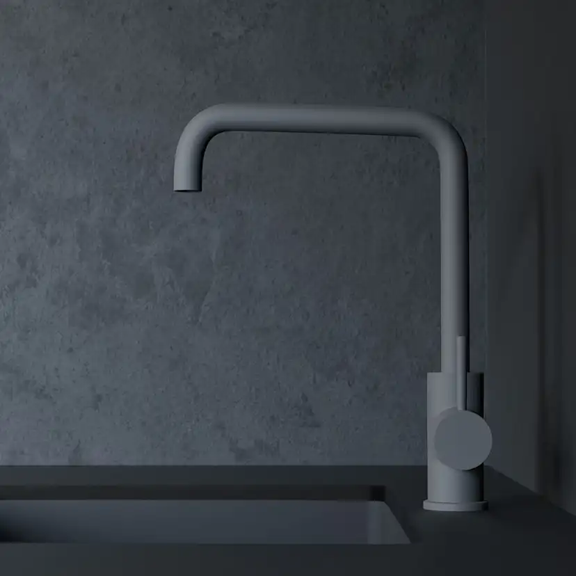 Kjøkkenbatteri Scandtap Steel Square Rustfritt stål