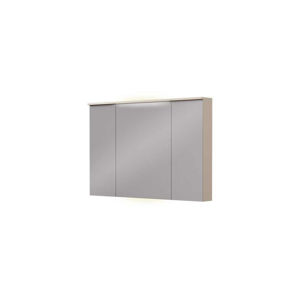 Speilskap FOSSBAD B120 D12 med Lystopp 60 + 30 + 60