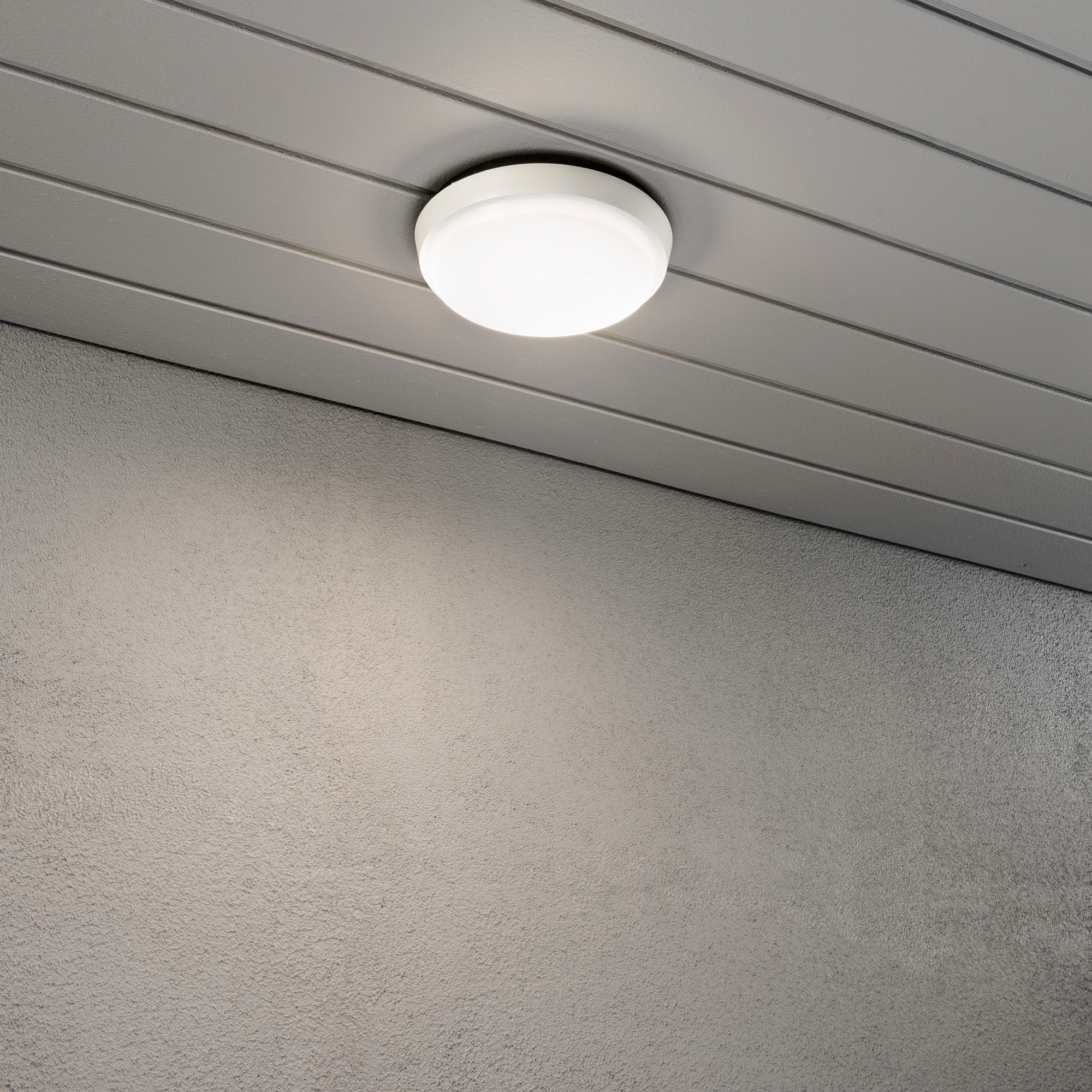 Vegglampe Gnosjö Konstsmide Cesena 10W High Power LED Rund