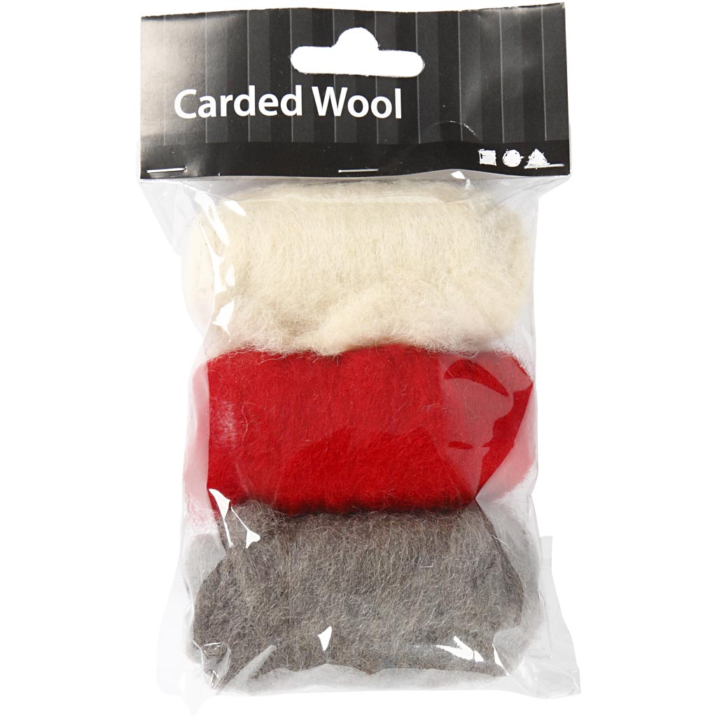 Kardet Ull Creativ Company 3x10 g/1 Pk