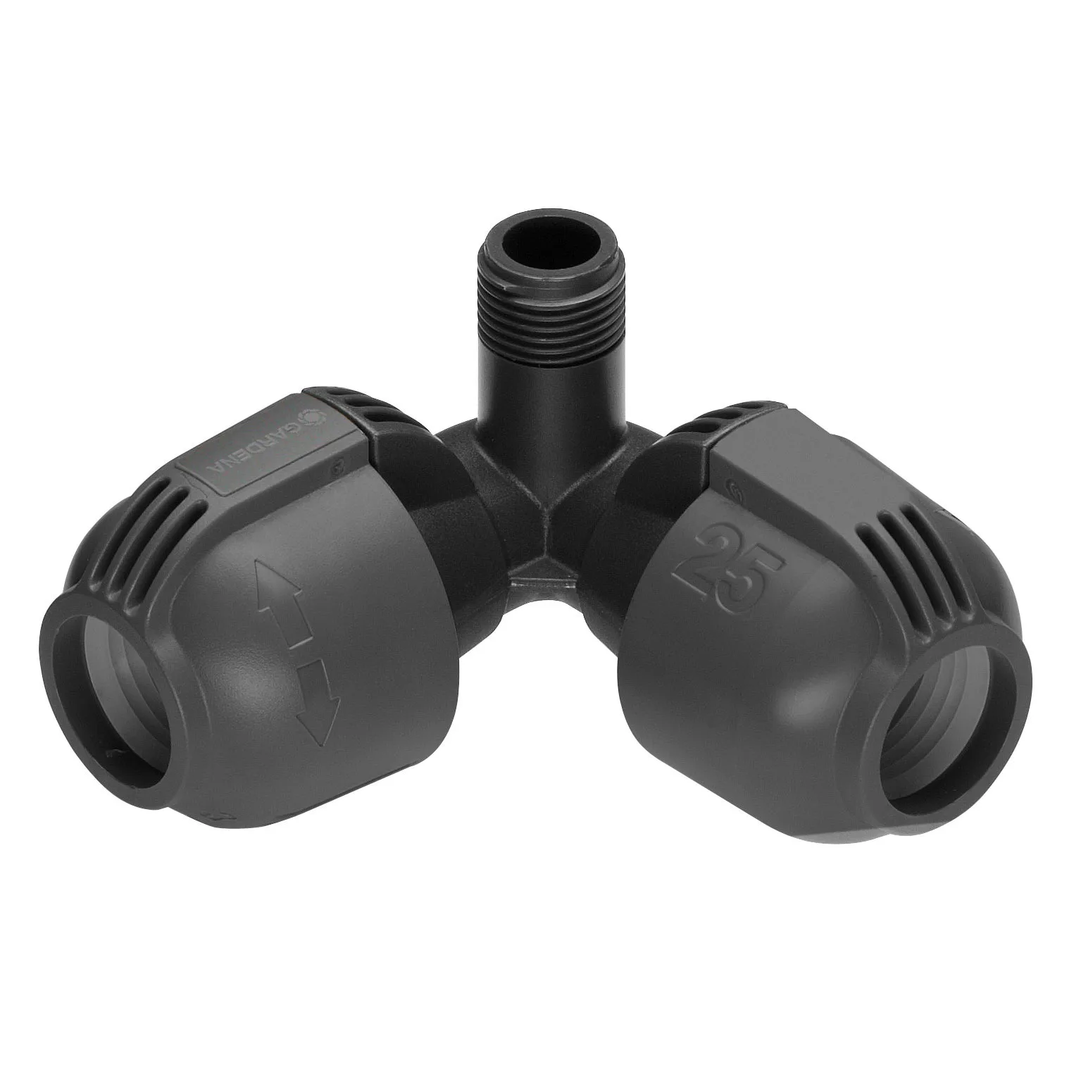 Vinklet L-skjøt Gardena 25 mm x G 1/2 Hunngjenger