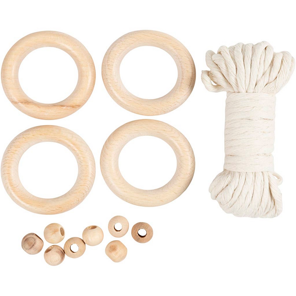 Hobbysett Creativ Company Mini DIY Kit Serviettring Makramé