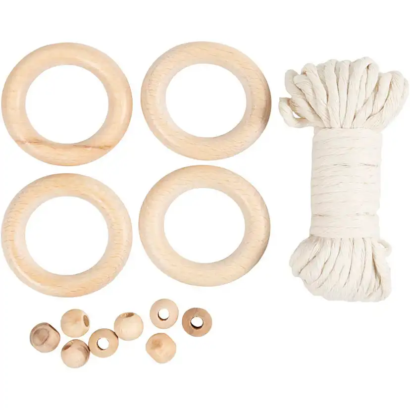 Hobbysett Creativ Company Mini DIY Kit Serviettring Makramé
