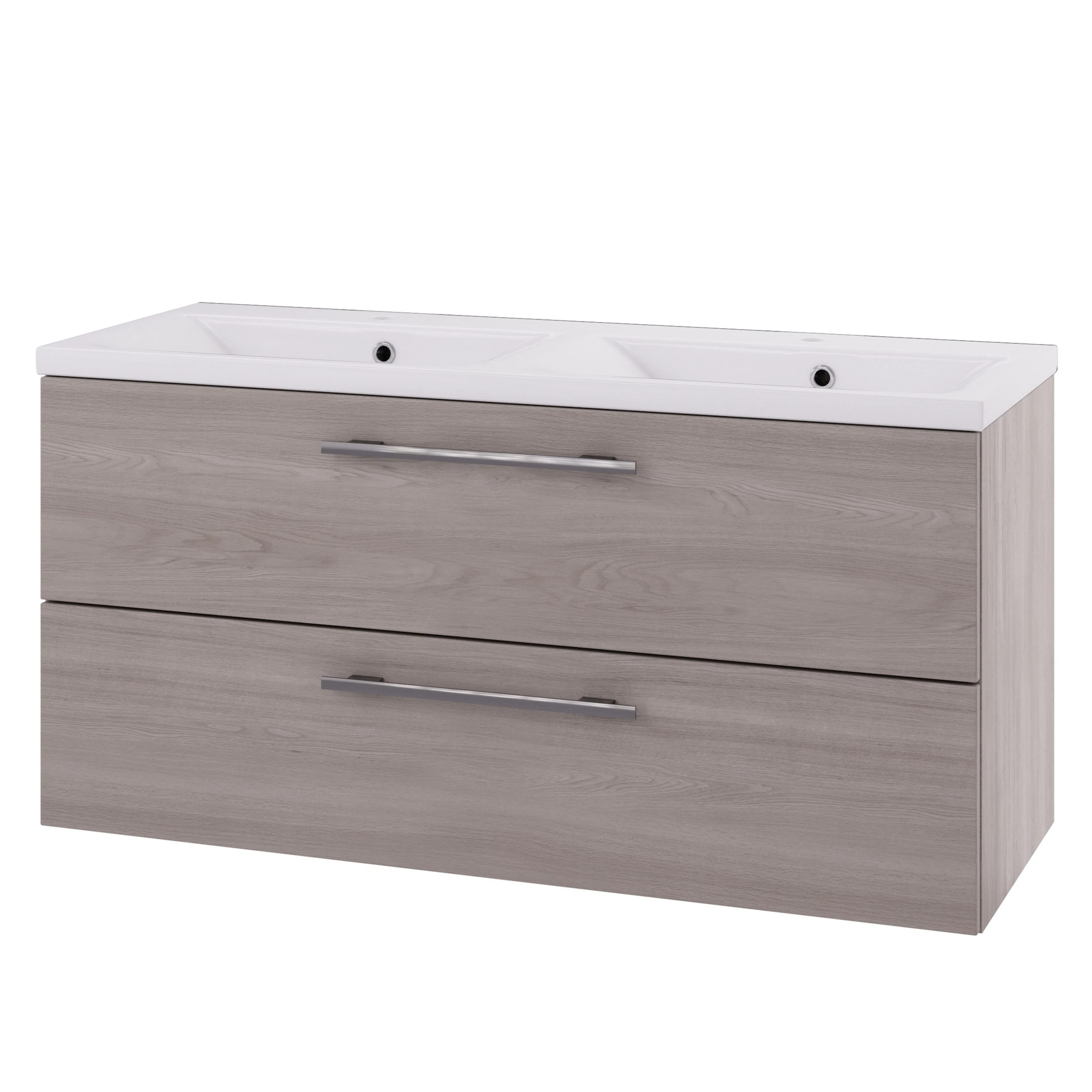 Servantskap Linn Bad Ingrid Dobbel 120 cm med 2 Skuffer