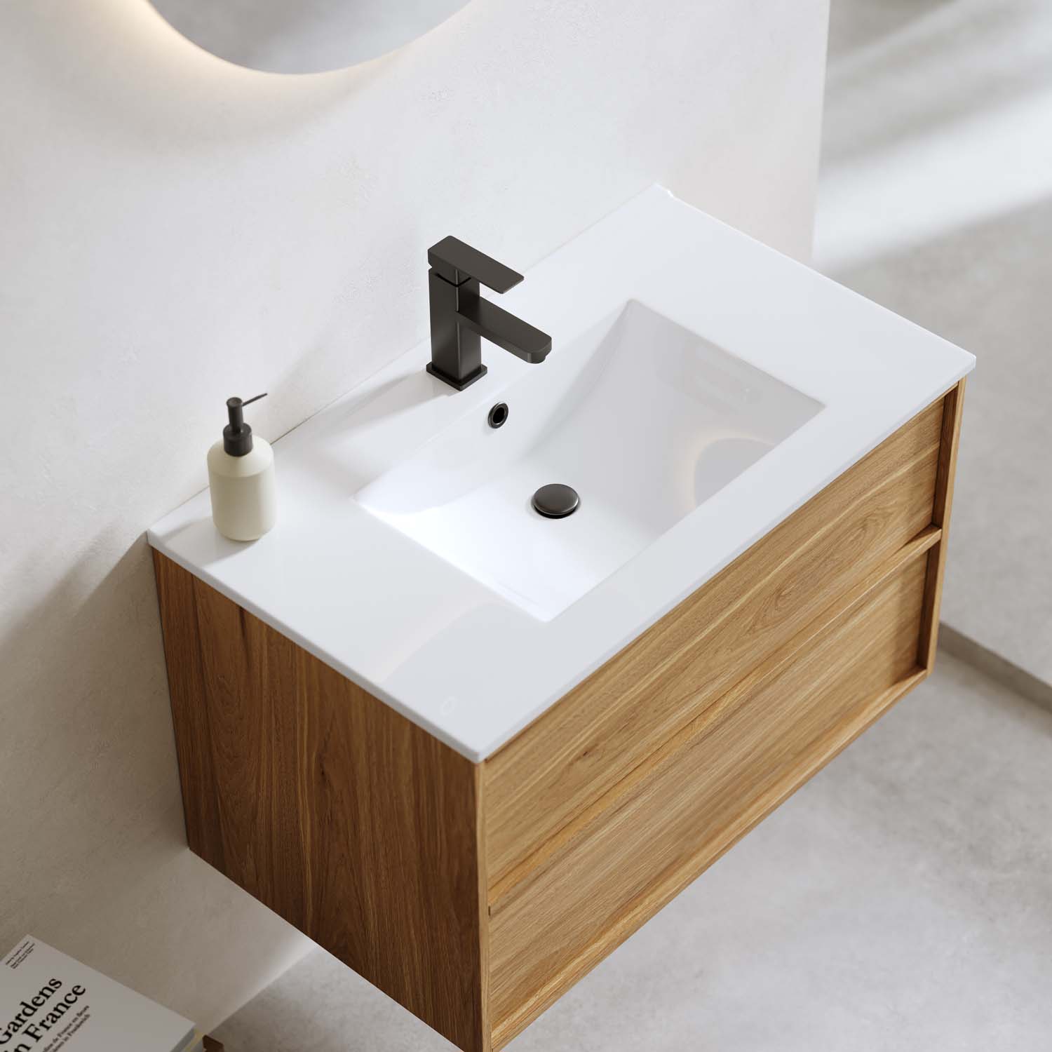 Tvättställsskåp Bathlife Charm med Tvättställ