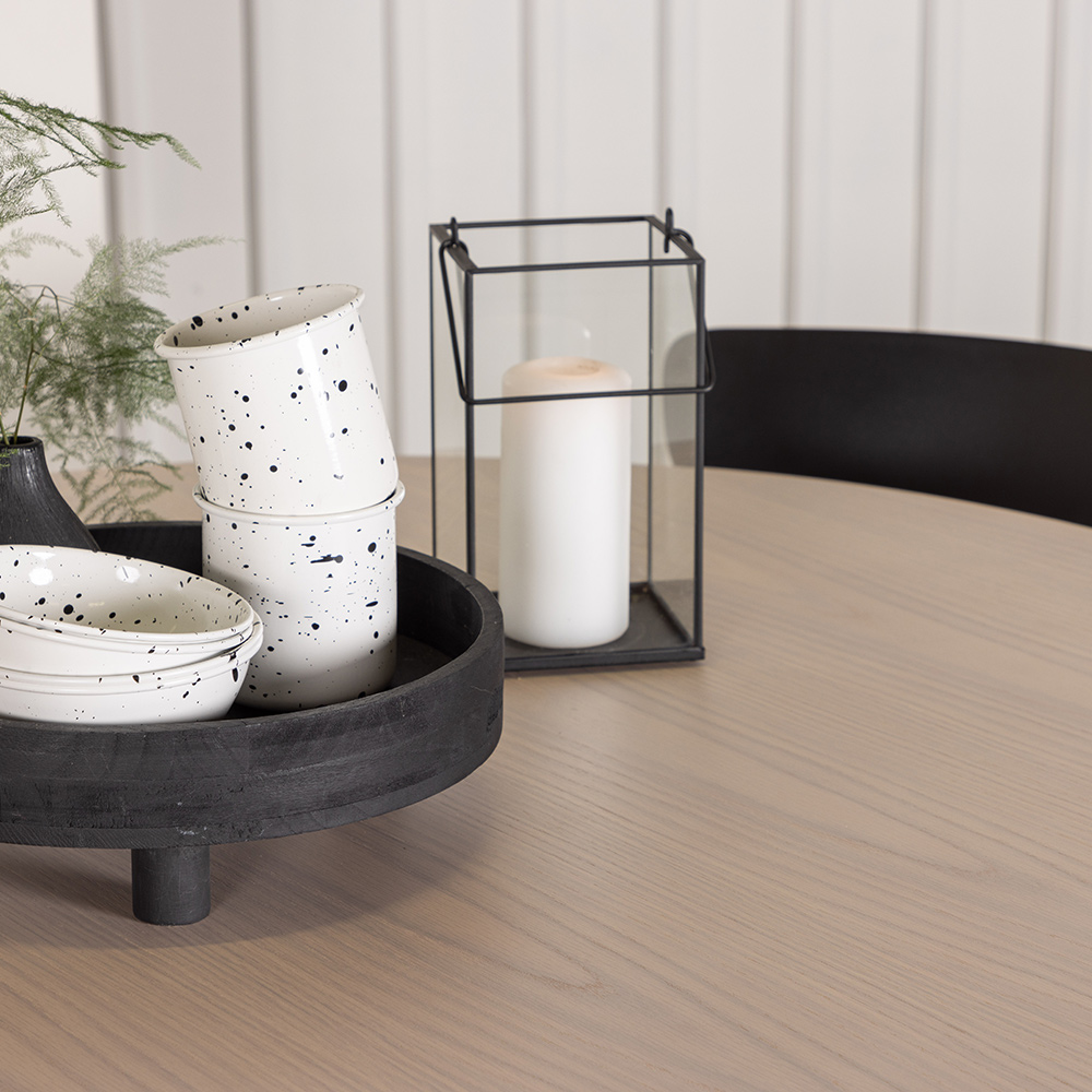 Spisegruppe Venture Home Olivia Ø 110 cm med 4 Ursholmen Stoler