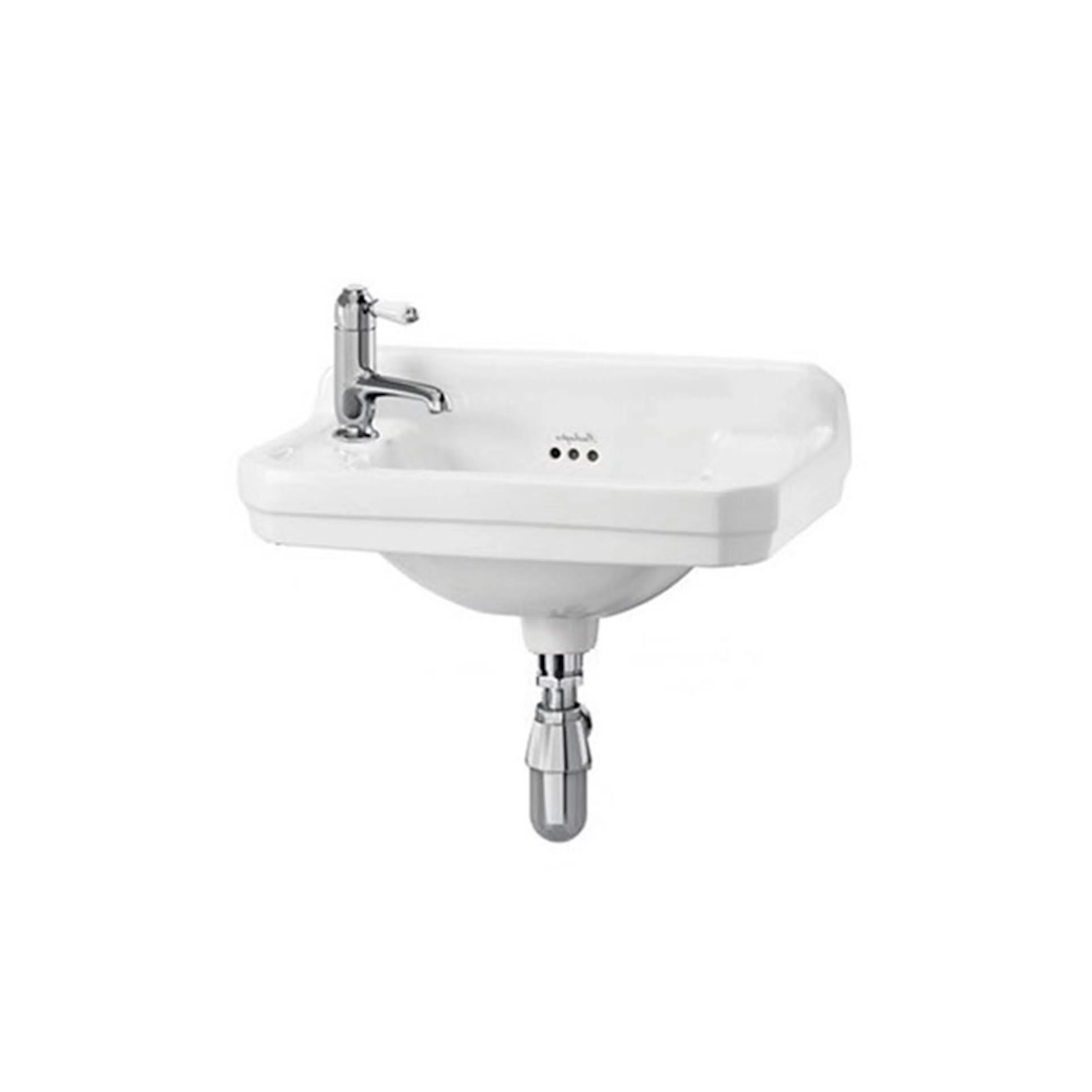 Burlington handfat Edwardian 51 cm - 1 till vänster Ett blandarhål till vänster
