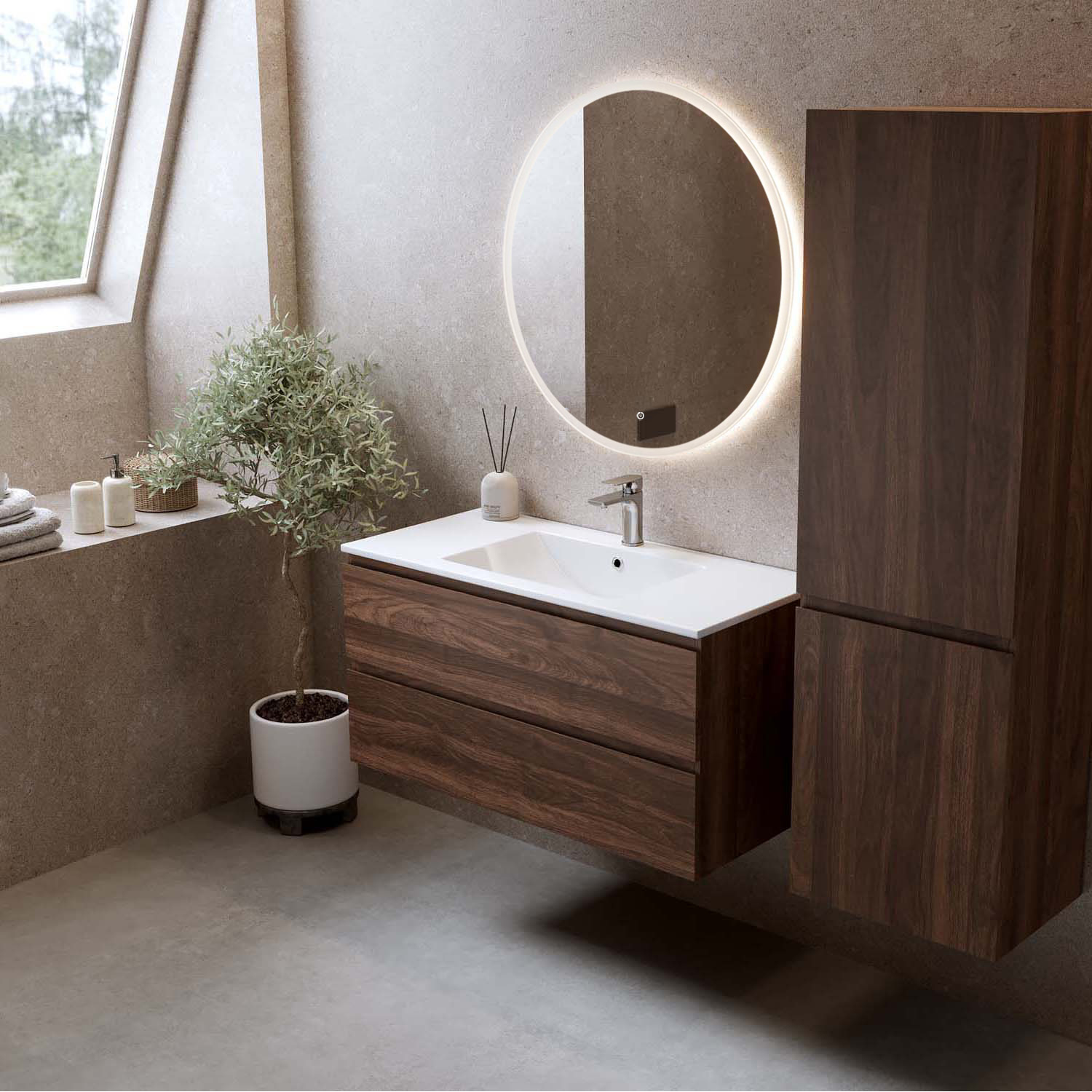 Servantskap Bathlife Eufori med Servant og Speil Skina