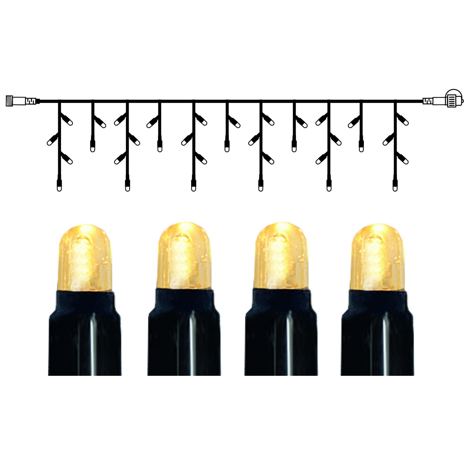 Istappsslinga Extra System LED 50L Varmhvit