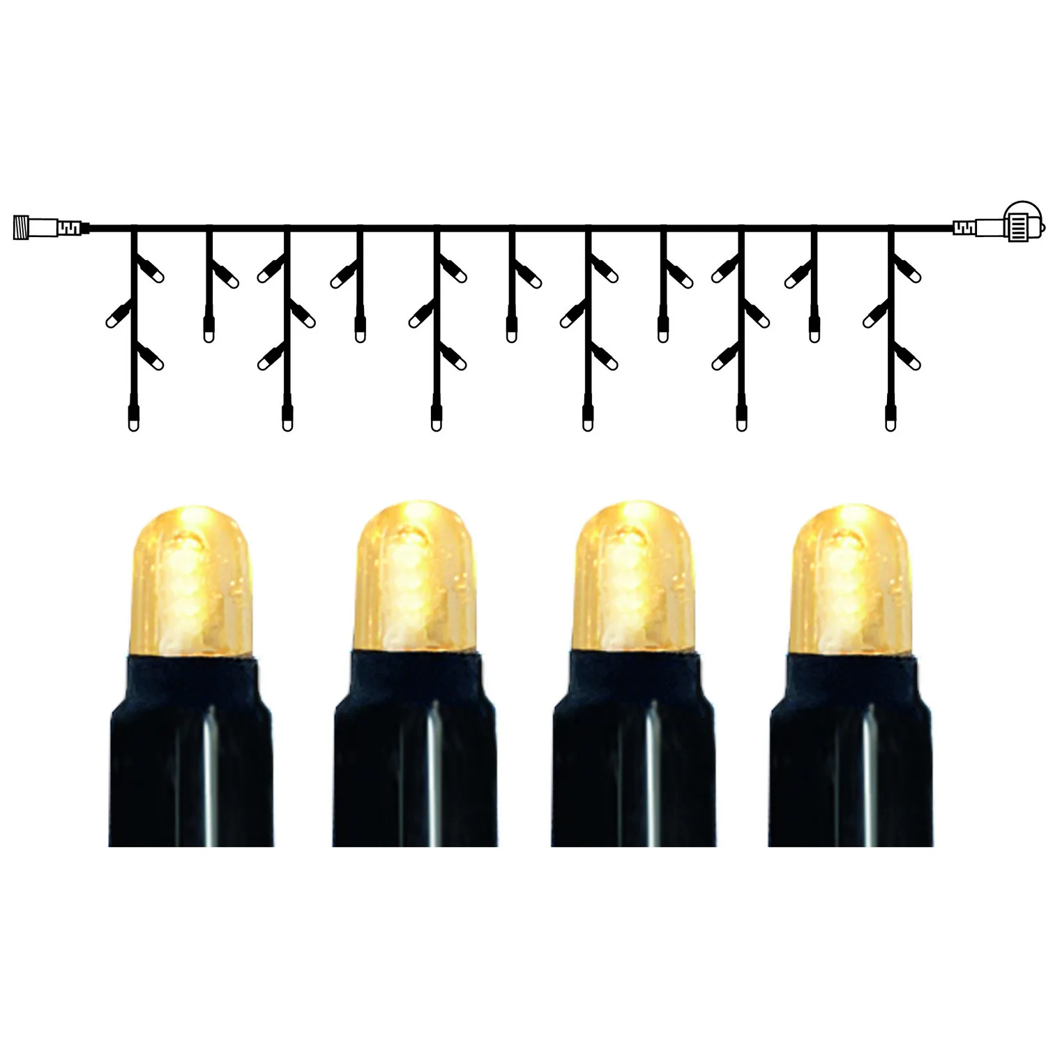Istappsslinga Extra System LED 50L Varmhvit