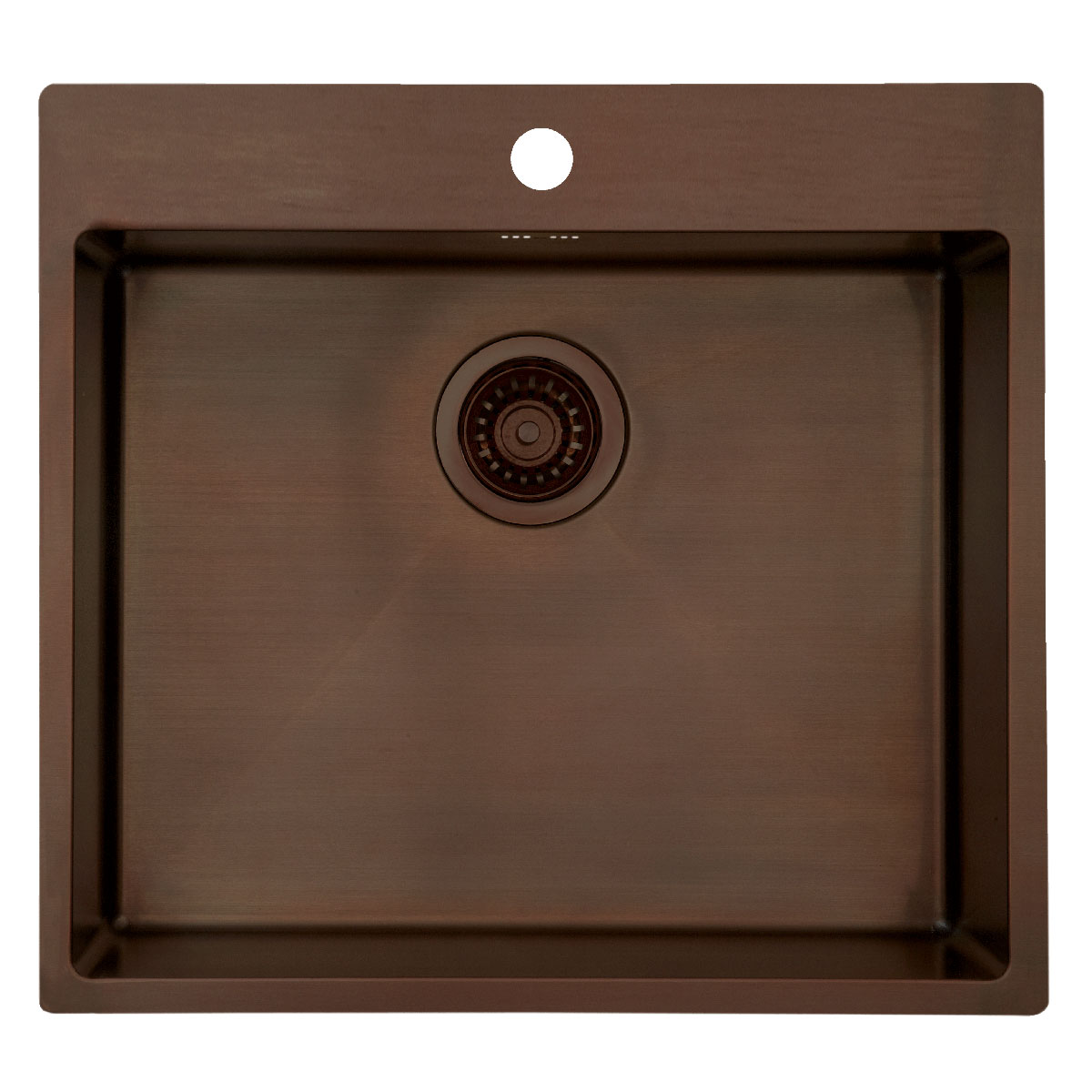 Lavabo Kubus 540 Soft, bruneret massiv messing Farge: Brun Messing, Overflate: Polert