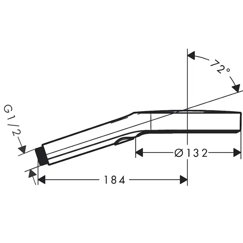 Hånddusj Hansgrohe Rainfinity 130 3jet