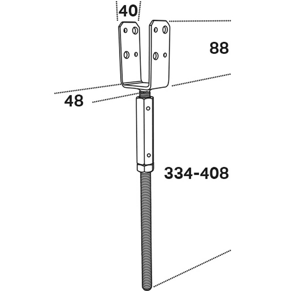 Stolpeholder FAST CSAH