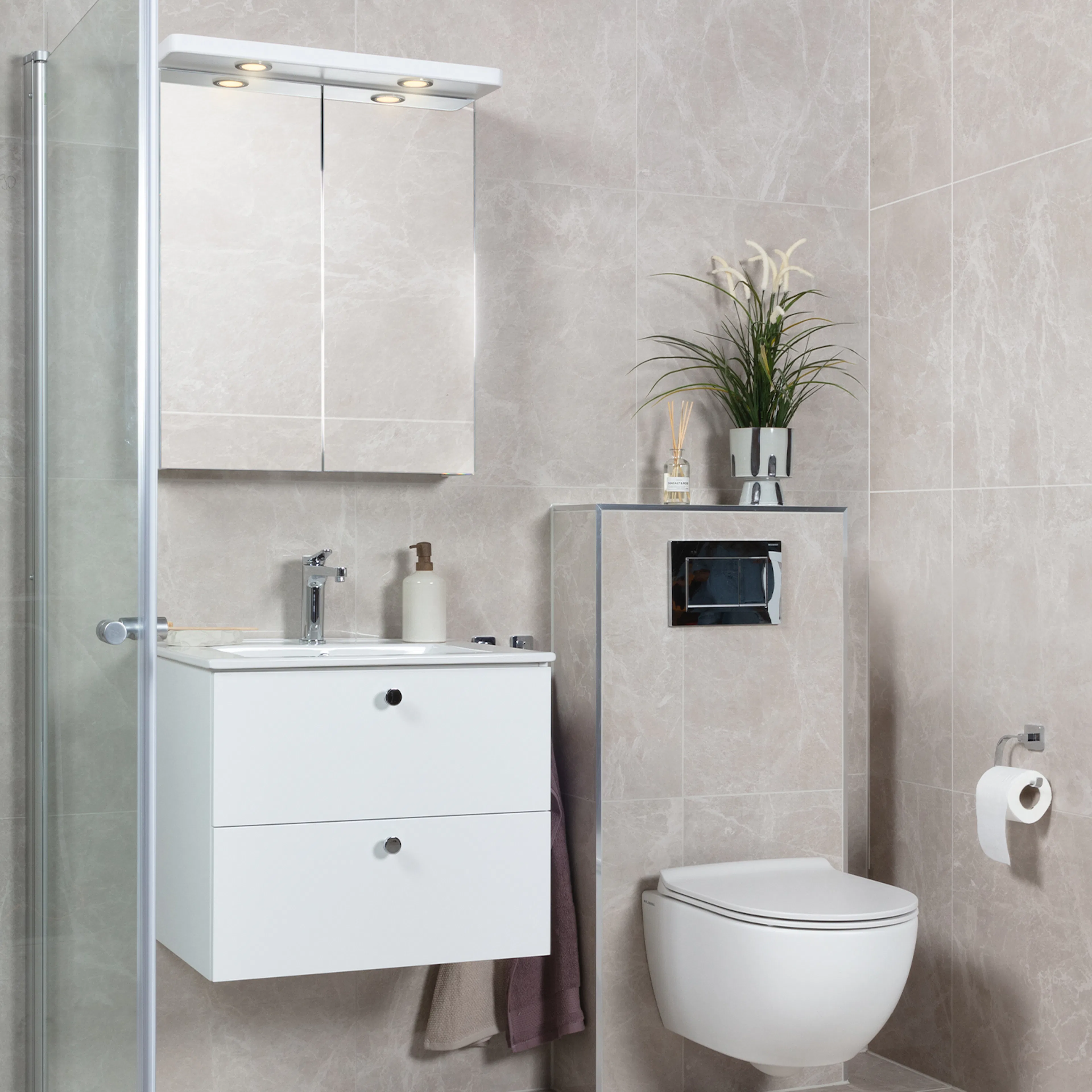 Servantskap Arredo Spirit Hvit