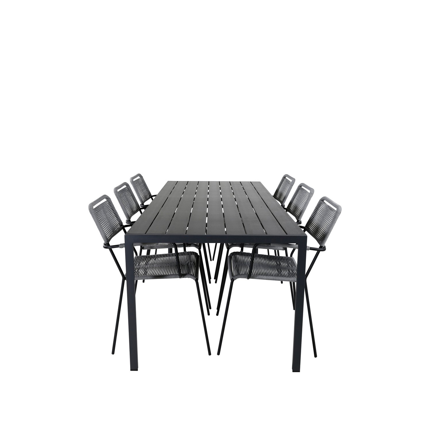 Spisegruppe Venture Home Bront med 6 Leon Spisestoler
