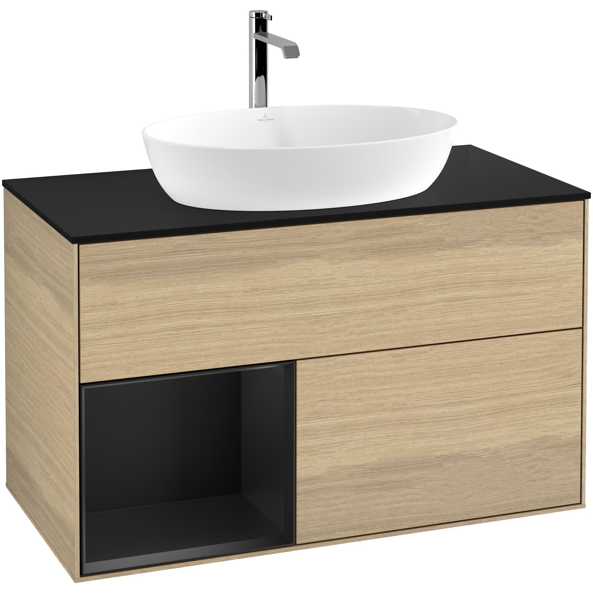 Tvättställsskåp Villeroy & Boch Finion med 2 Lådor Hylla och Bänkskiva för Fristående Tvättställ från Artis & Collaro