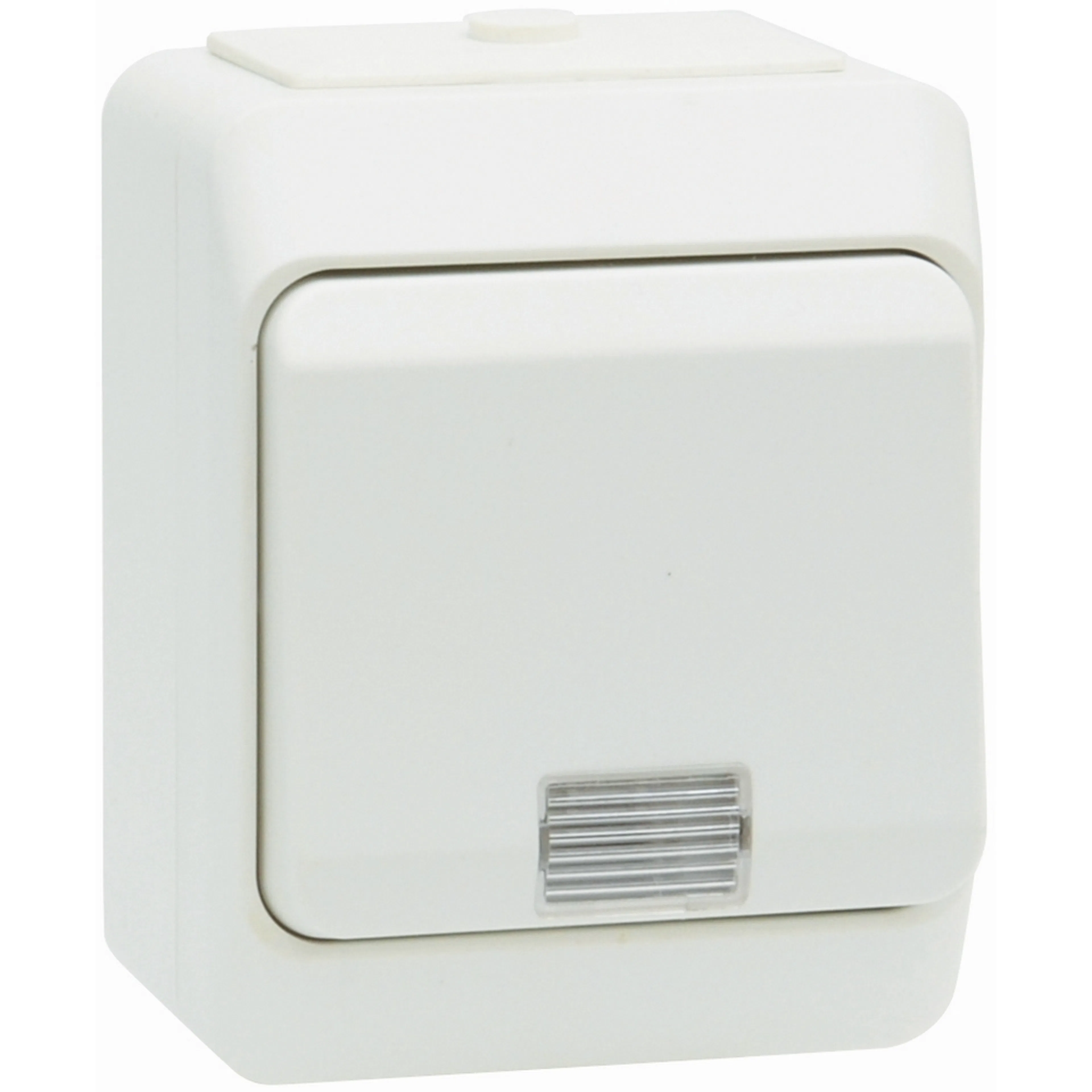 Bryter Malmbergs Nordic 1-Pol/trapp m/Lampe IP44
