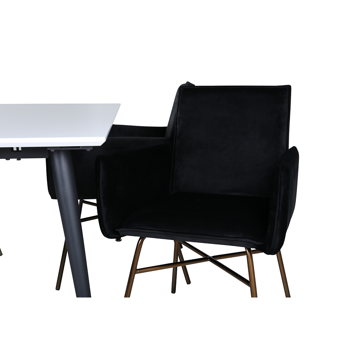 Spisegruppe Venture Home Jolie med 4 Annika Stoler
