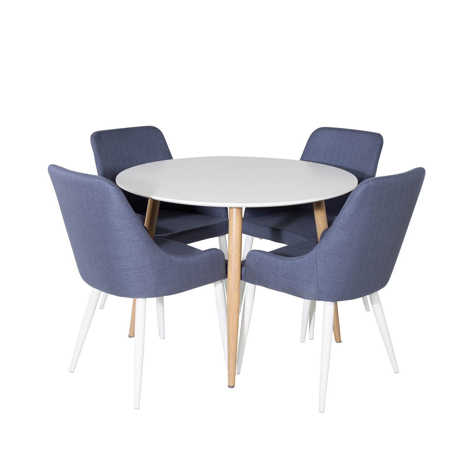 Spisegruppe Venture Home Plake med 4 Plake Stoler Rundt