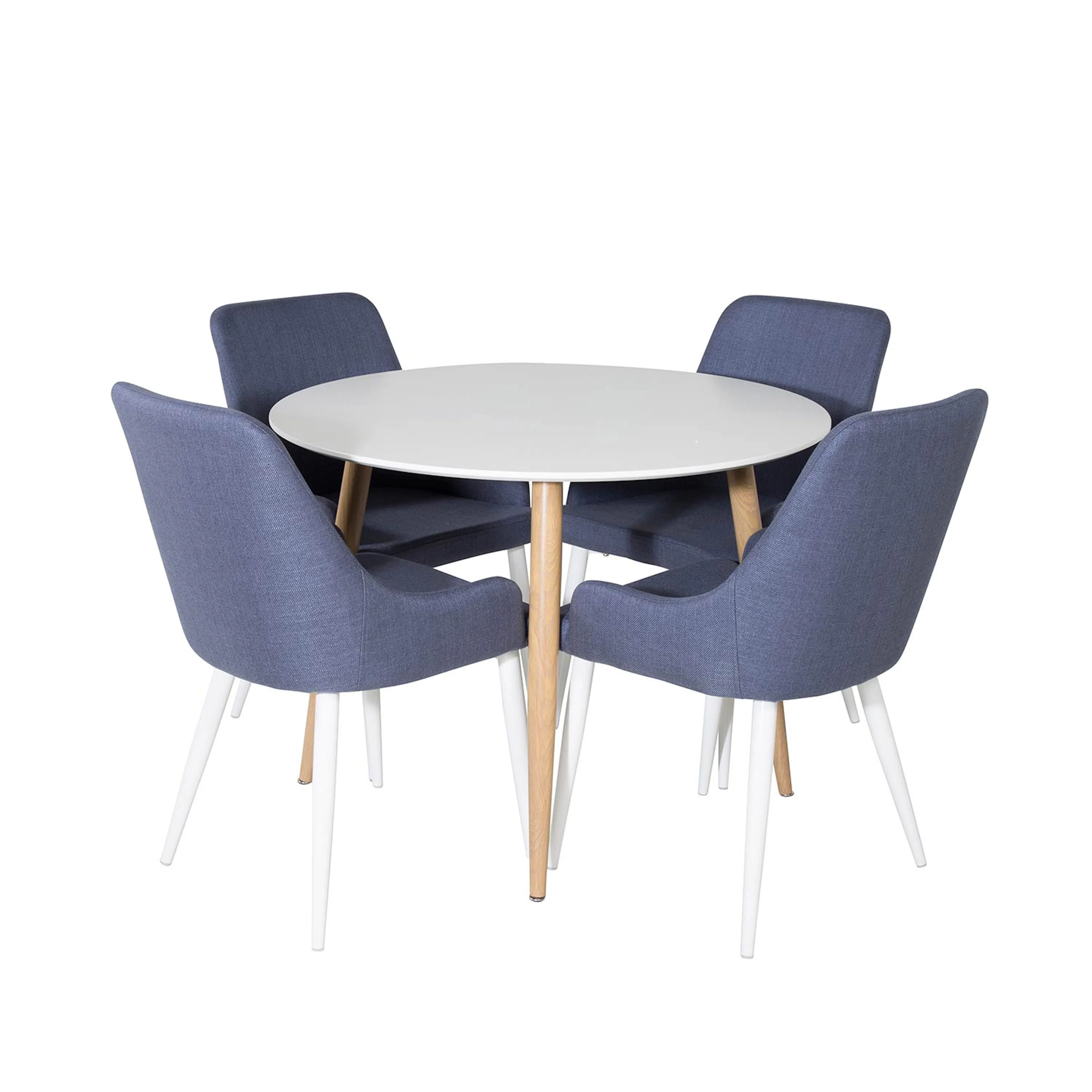Spisegruppe Venture Home Plake med 4 Plake Stoler Rundt