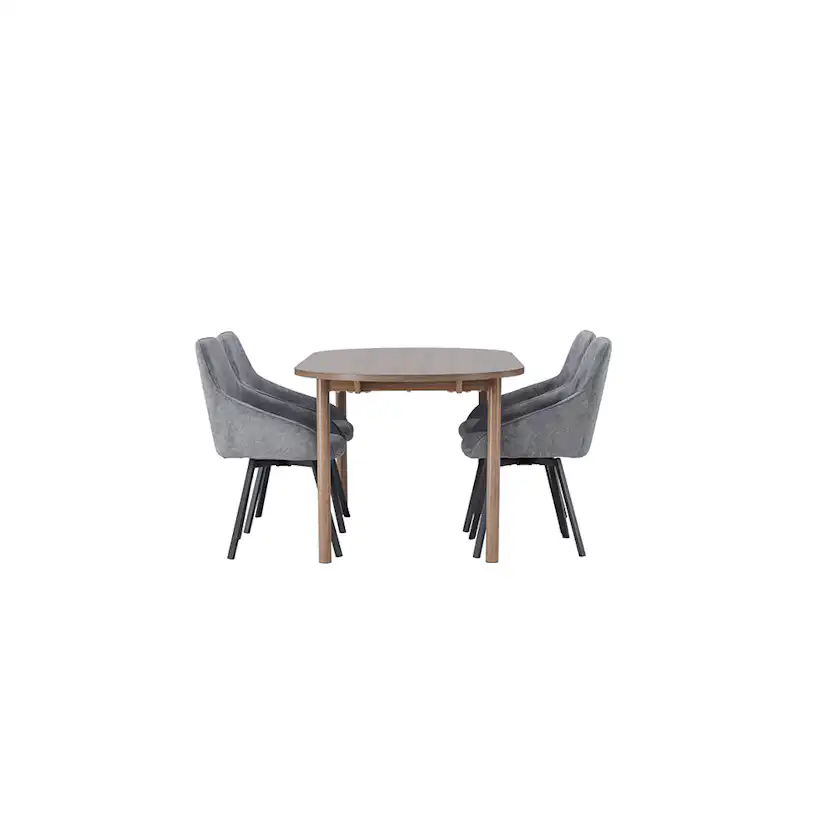 Spisegruppe Venture Home Andy med 4 stk Rosie Stoler