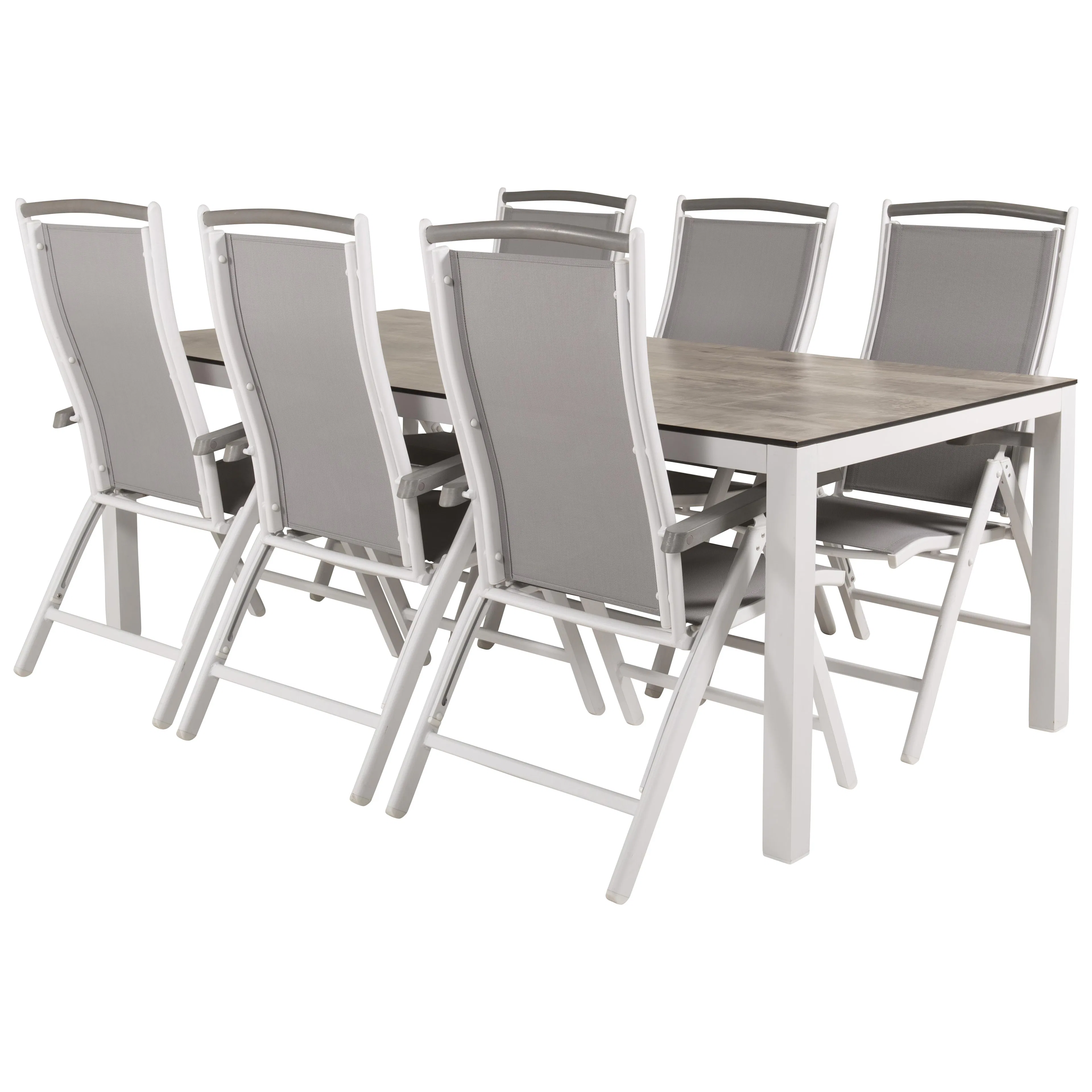 Spisegruppe Venture Home Lea 205 med 6 Aleyna Stoler