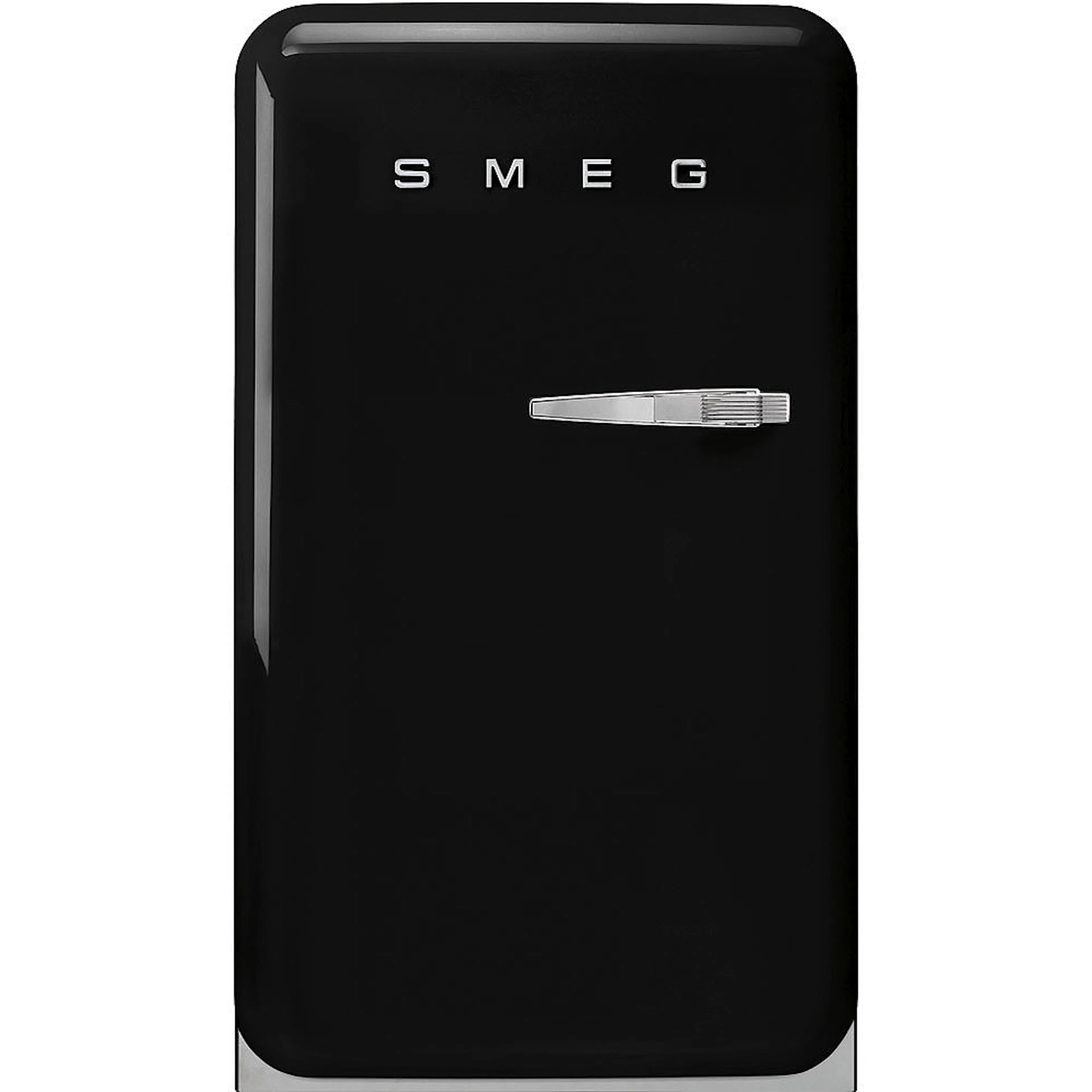 Smeg FAB10LBL6 fristående Kjøleskap, Svart Svart, Høyrehengt