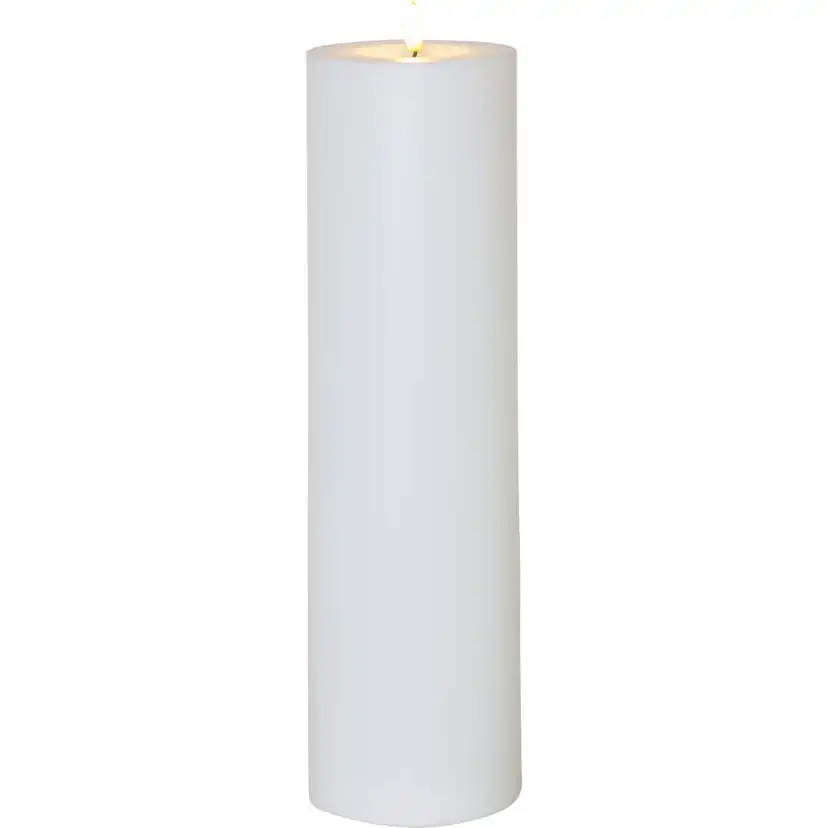 LED-Lys Star Trading Flamme Rett Hvit